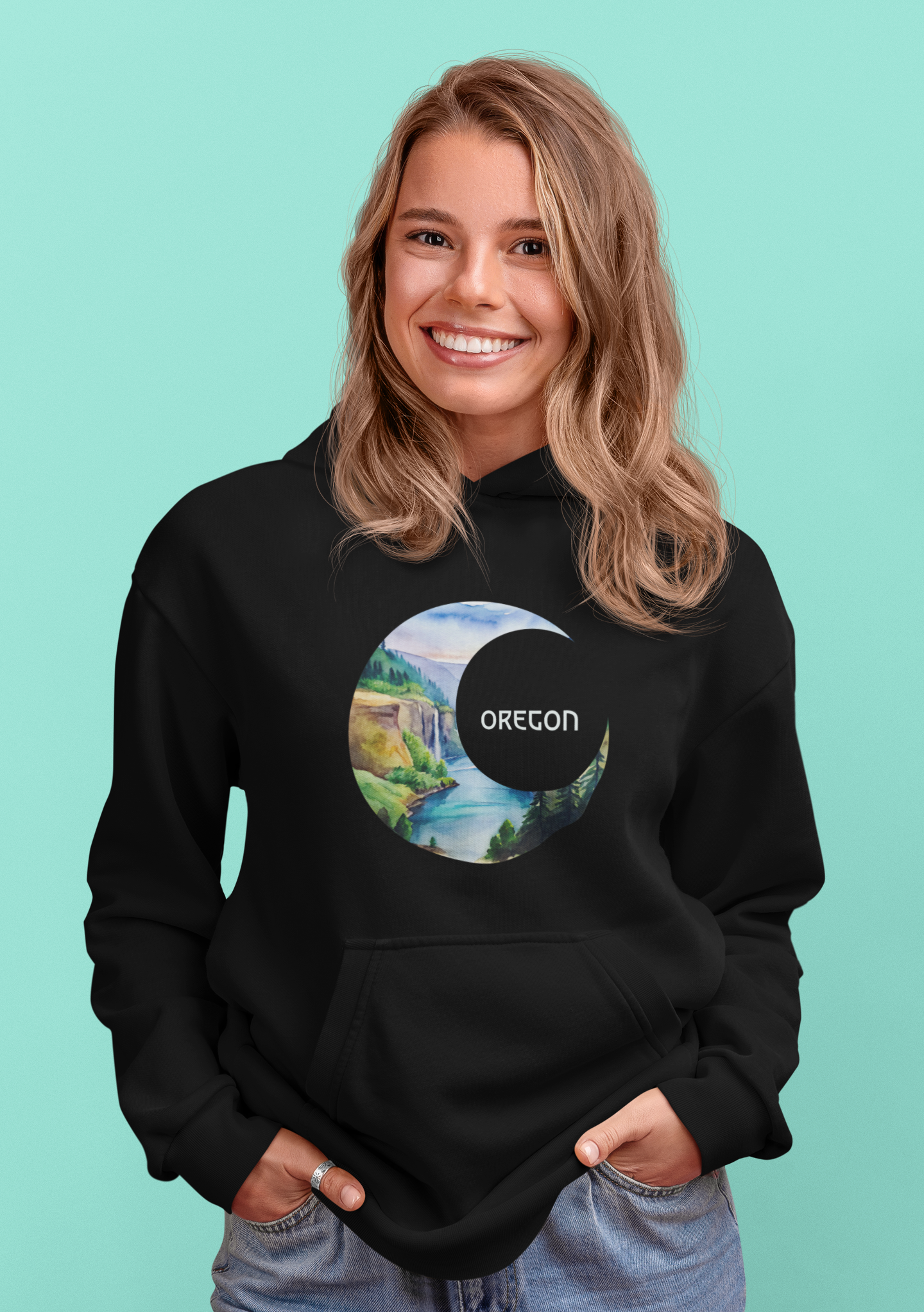 OREGON MOON - Unisex Hoodie