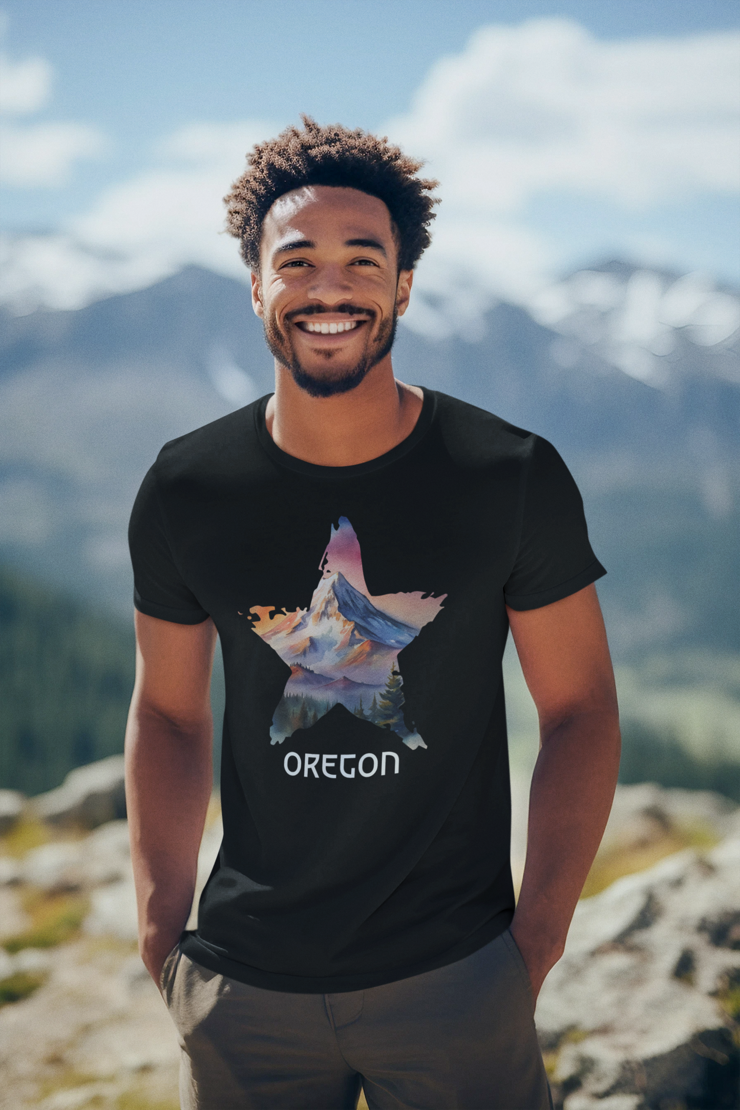 OREGON STAR - COMFORT COLORS - Unisex garment-dyed heavyweight t-shirt