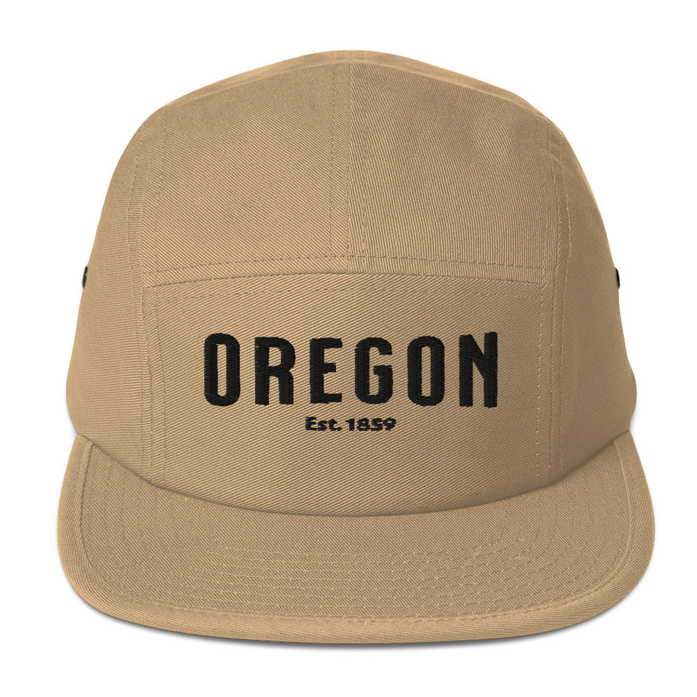 OREGON - EST. 1859 - BLACK - Five Panel Cap