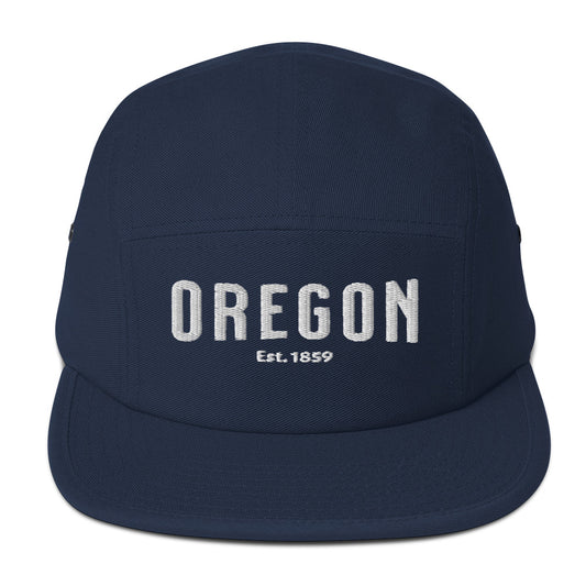 OREGON - EST, 1859 - WHITE - Five Panel Cap