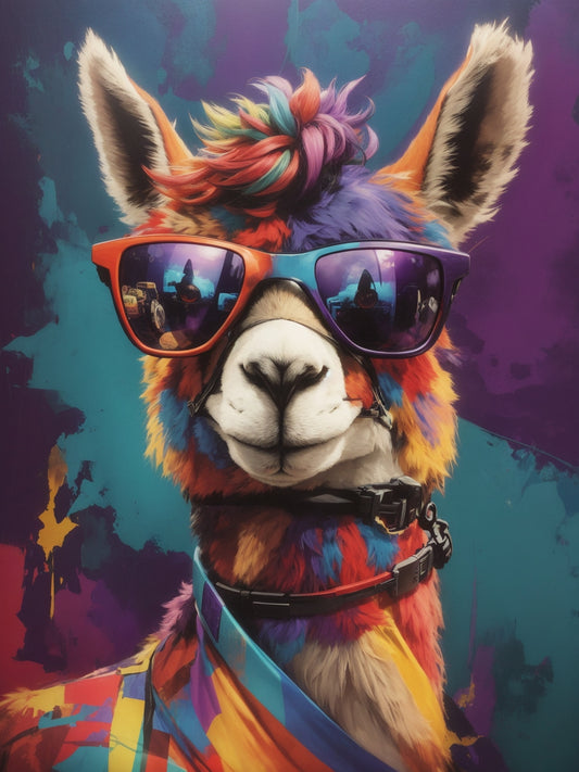 Cool Lama - Jigsaw puzzle