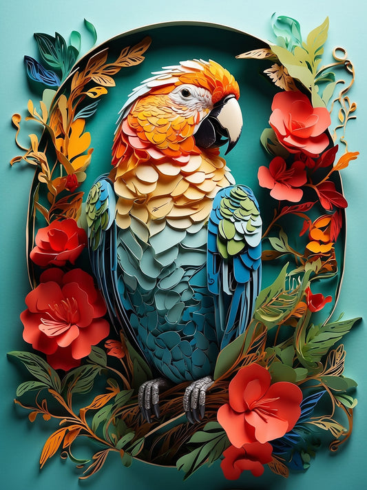 Paper Parrot - Jigsaw puzzle