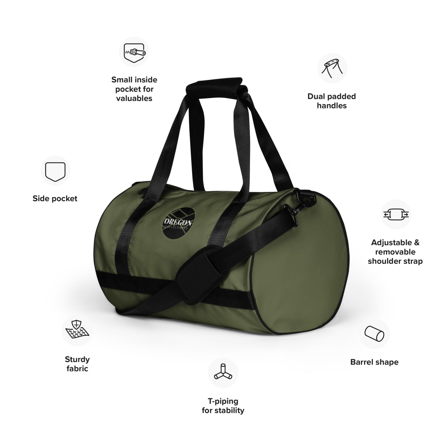 Oregon Collectibles (Army) - gym bag