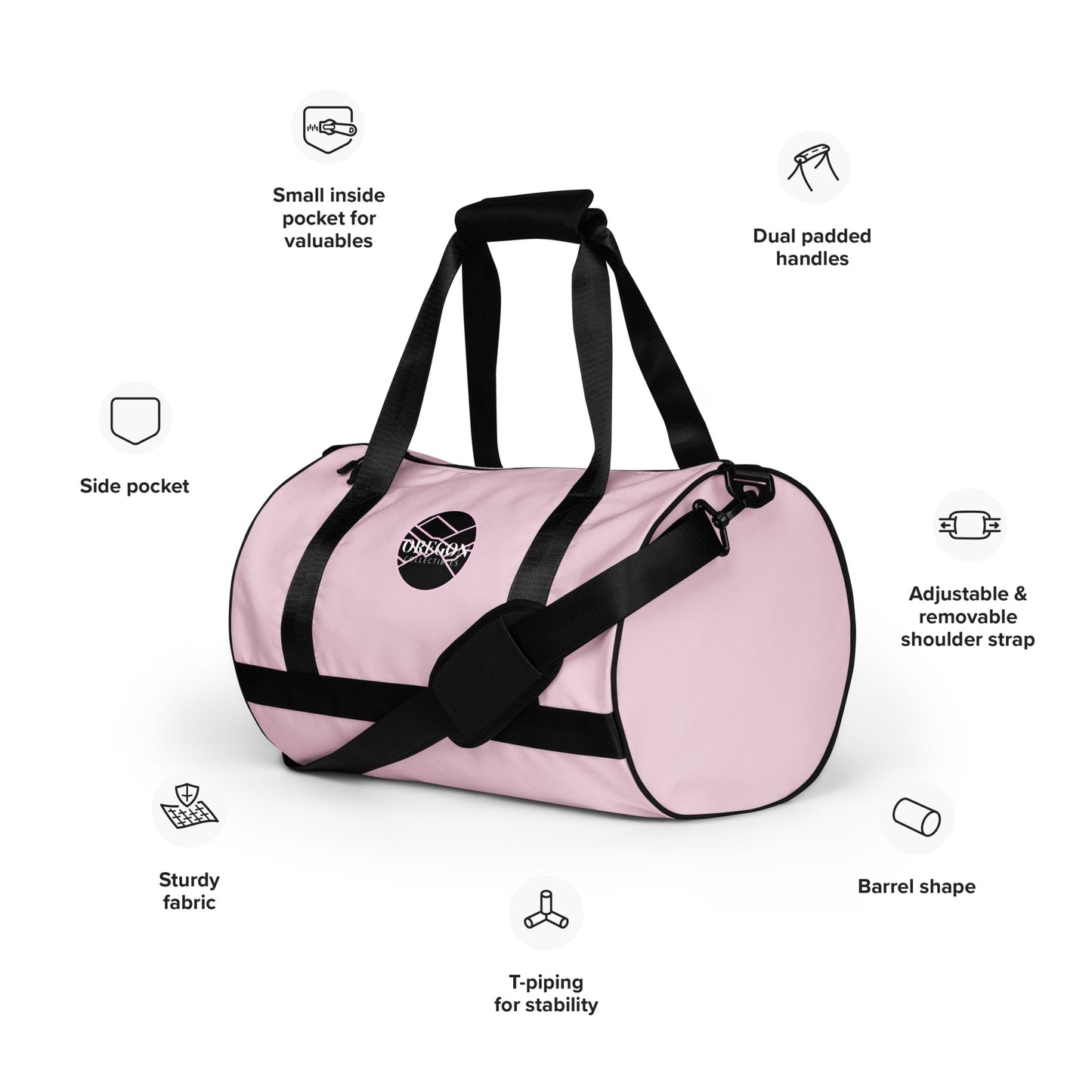 Oregon Collectibles (pink) - gym bag