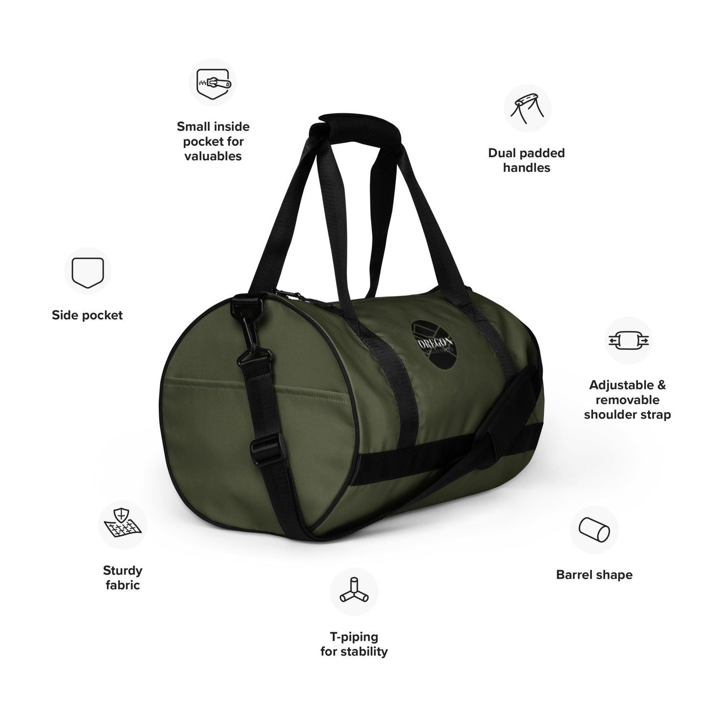 Oregon Collectibles (Army) - gym bag