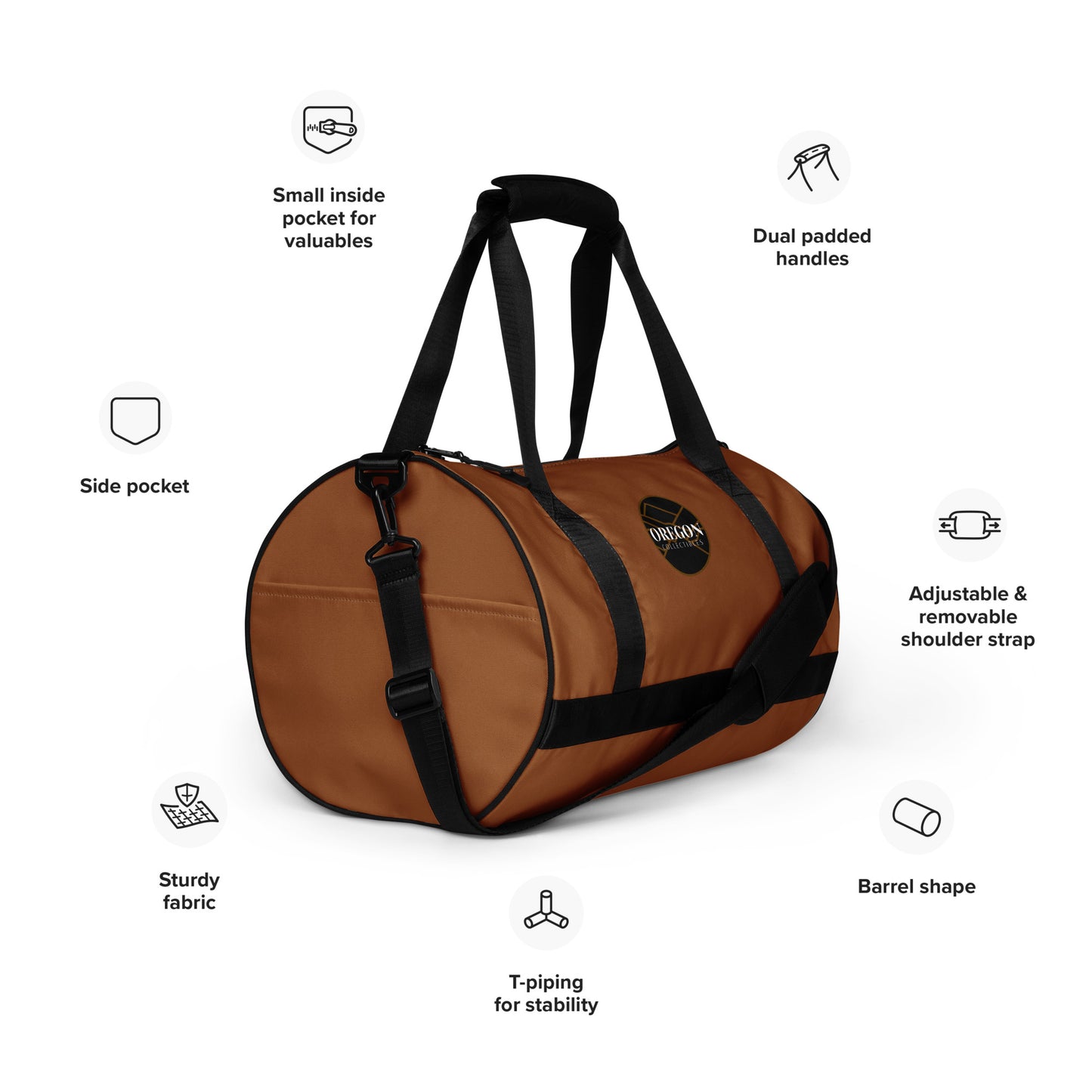 Oregon Collectibles (Copper) - gym bag