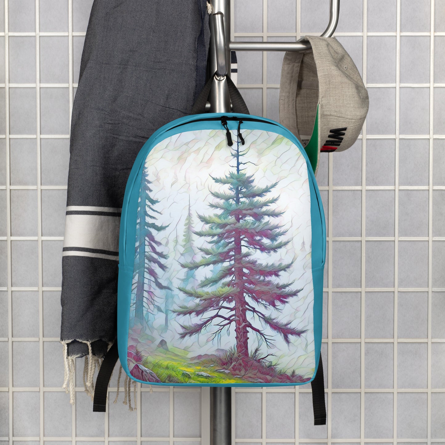 into the Oregon Woods - Digital Art - Minimalist Backpack