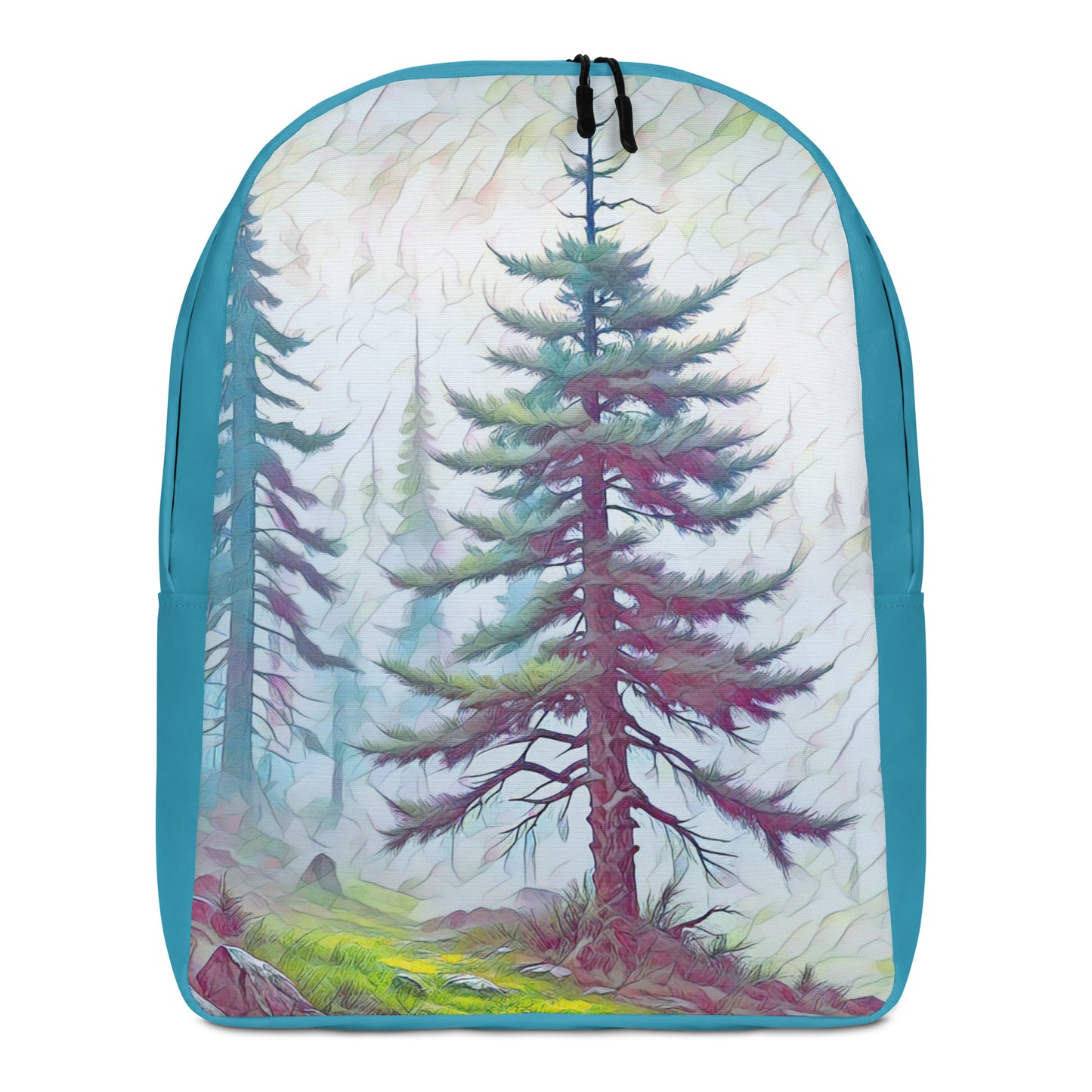 into the Oregon Woods - Digital Art - Minimalist Backpack