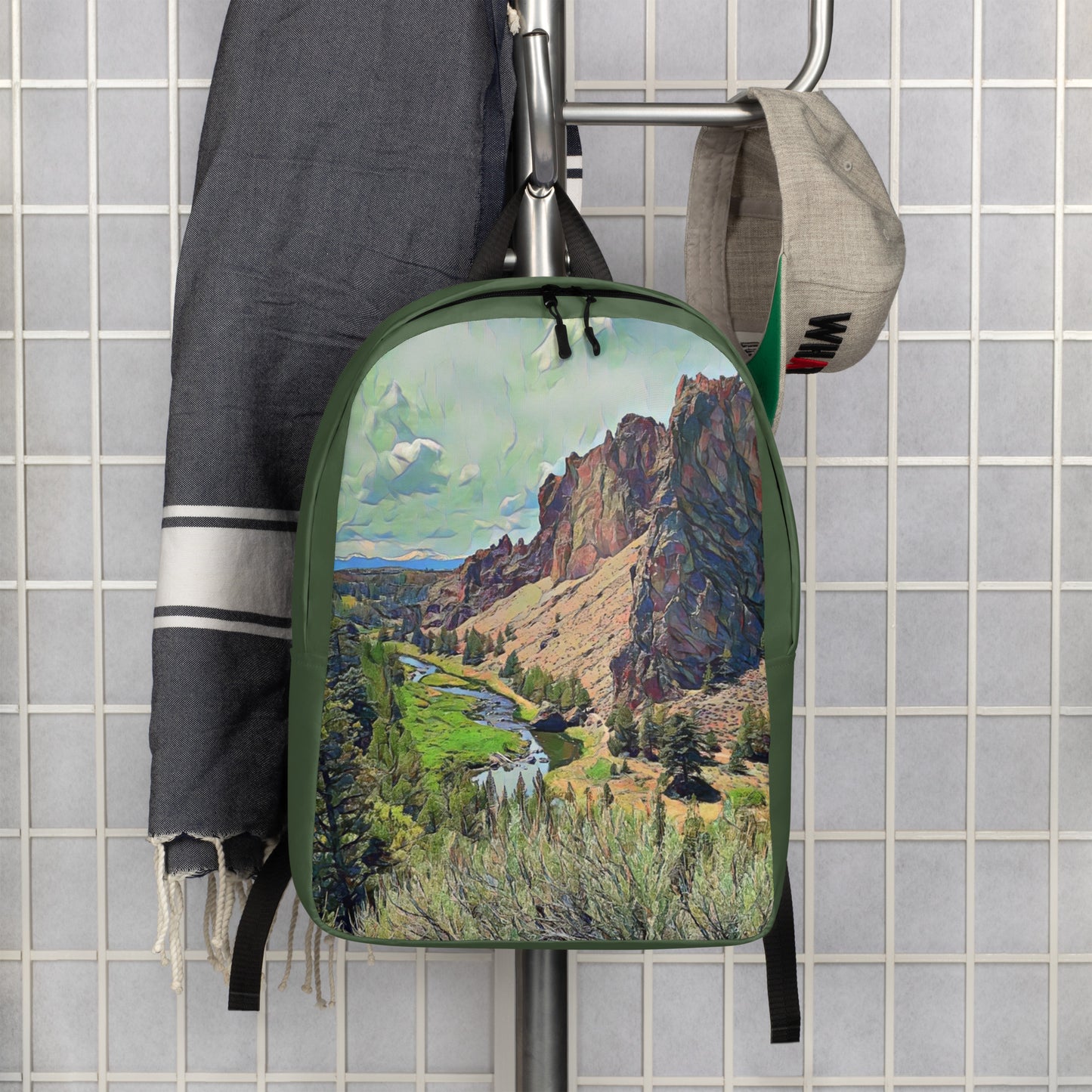 Smith Rock - Digital Art - Minimalist Backpack