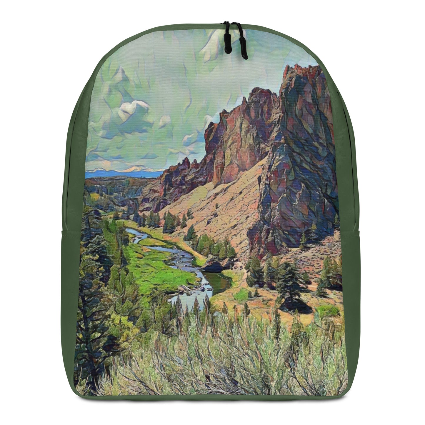 Smith Rock - Digital Art - Minimalist Backpack