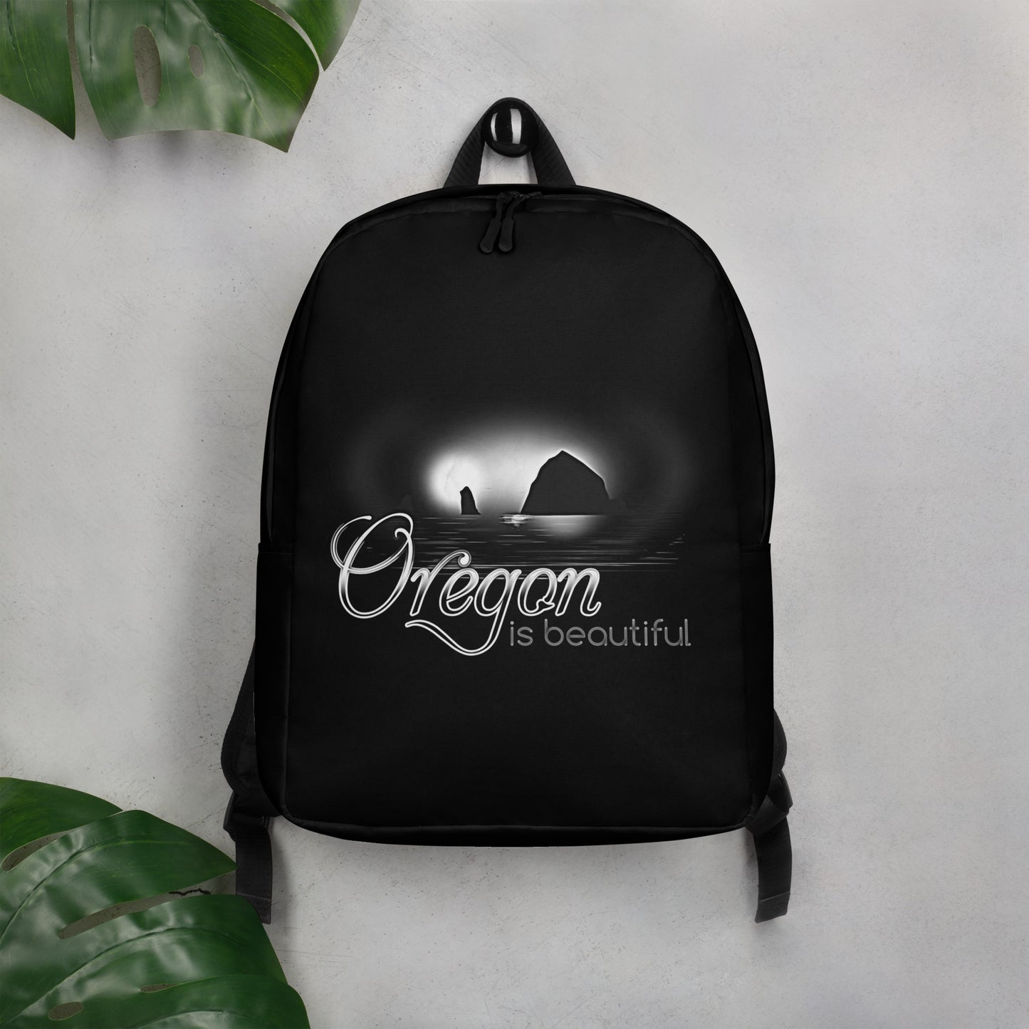 Oregon is Beautiful - Haystack Rock - Minimalist Backpack