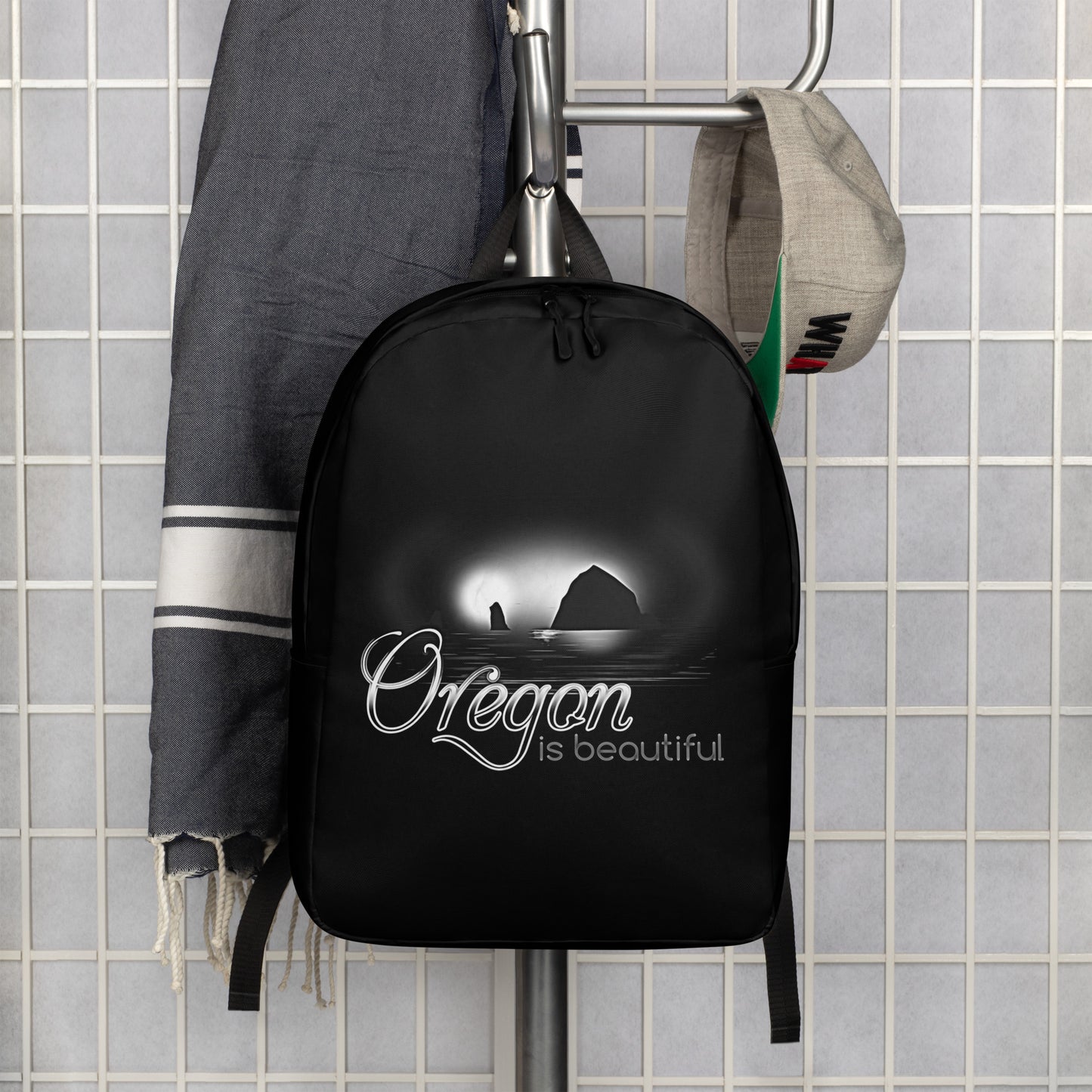 Oregon is Beautiful - Haystack Rock - Minimalist Backpack