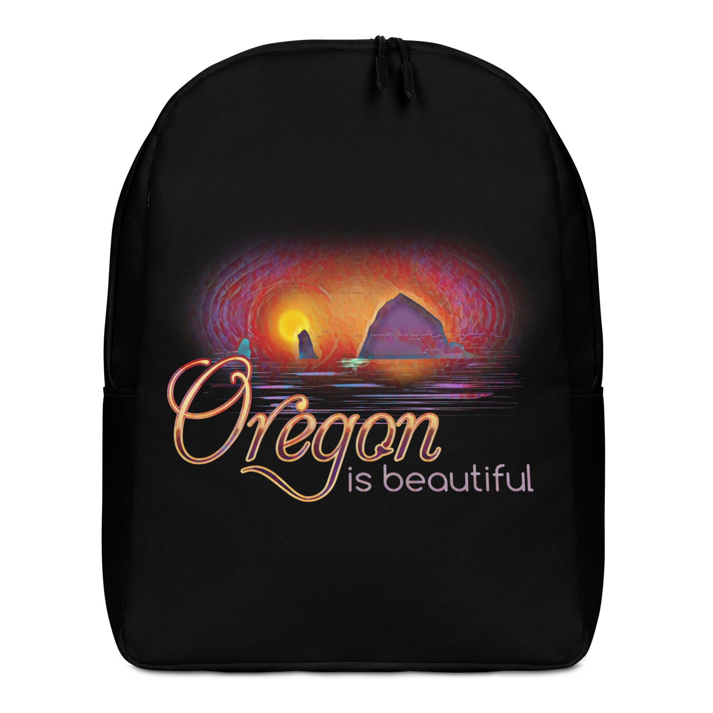 Oregon is Beautiful - Haystack Rock/2 - Minimalist Backpack