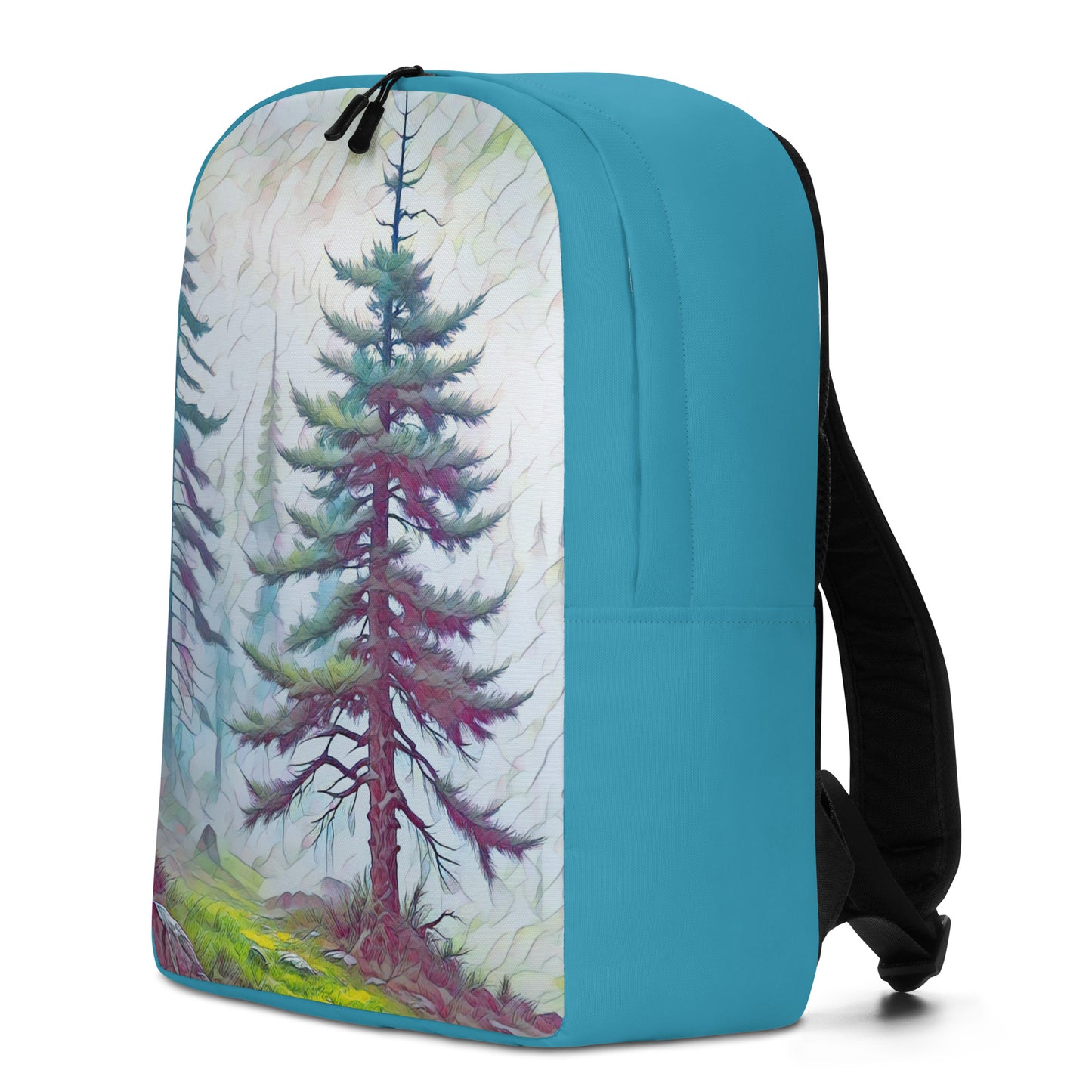 into the Oregon Woods - Digital Art - Minimalist Backpack