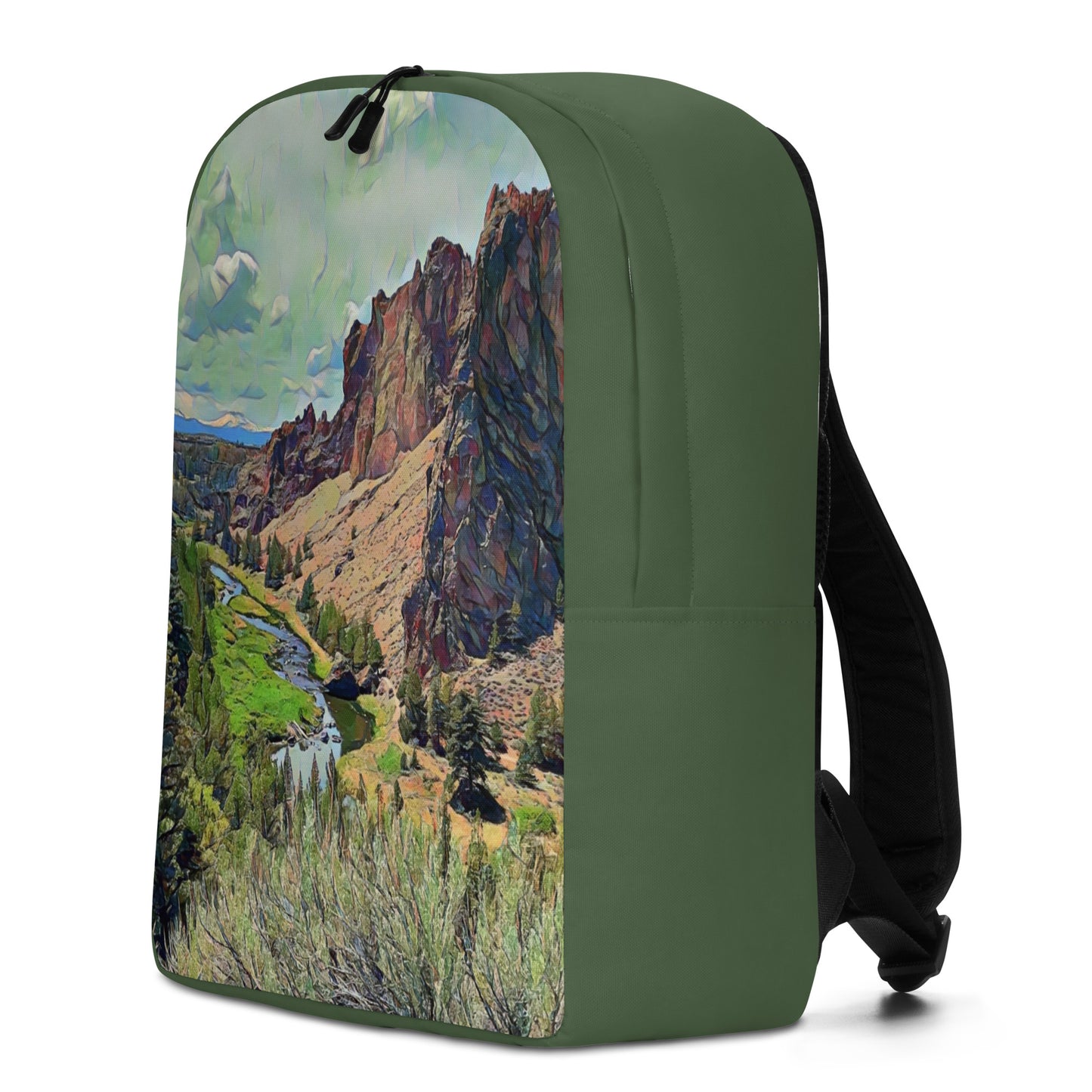 Smith Rock - Digital Art - Minimalist Backpack