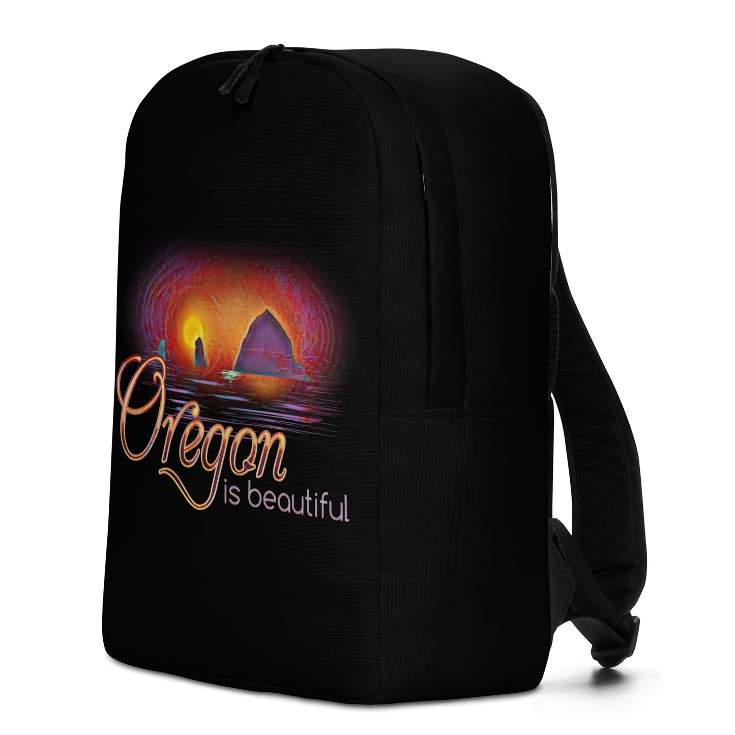 Oregon is Beautiful - Haystack Rock/2 - Minimalist Backpack