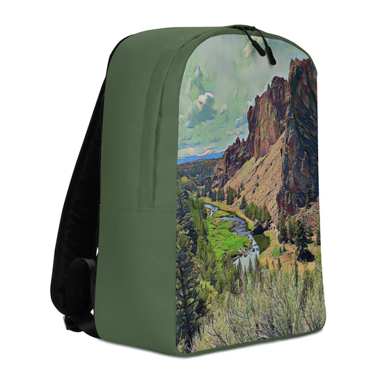 Smith Rock - Digital Art - Minimalist Backpack