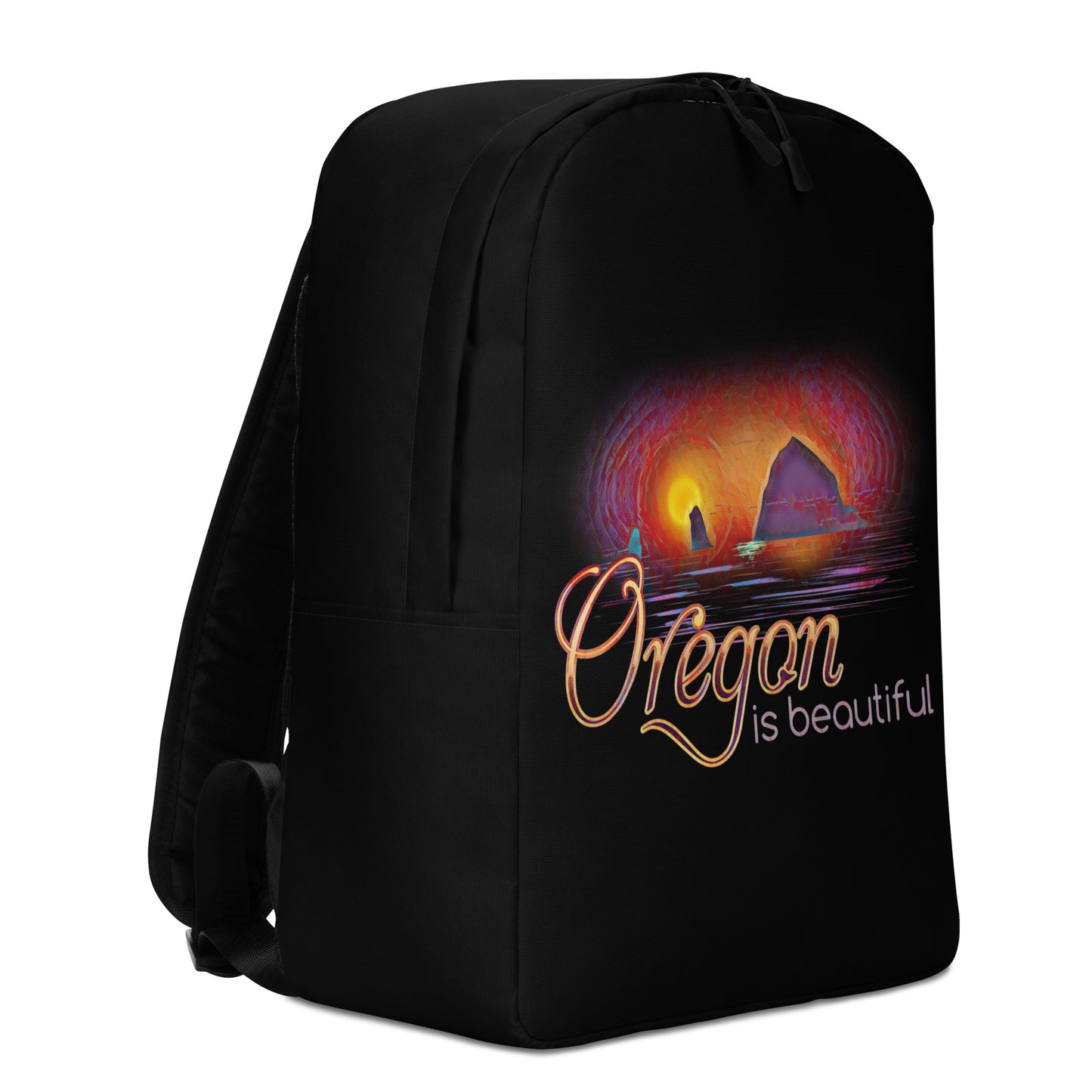 Oregon is Beautiful - Haystack Rock/2 - Minimalist Backpack