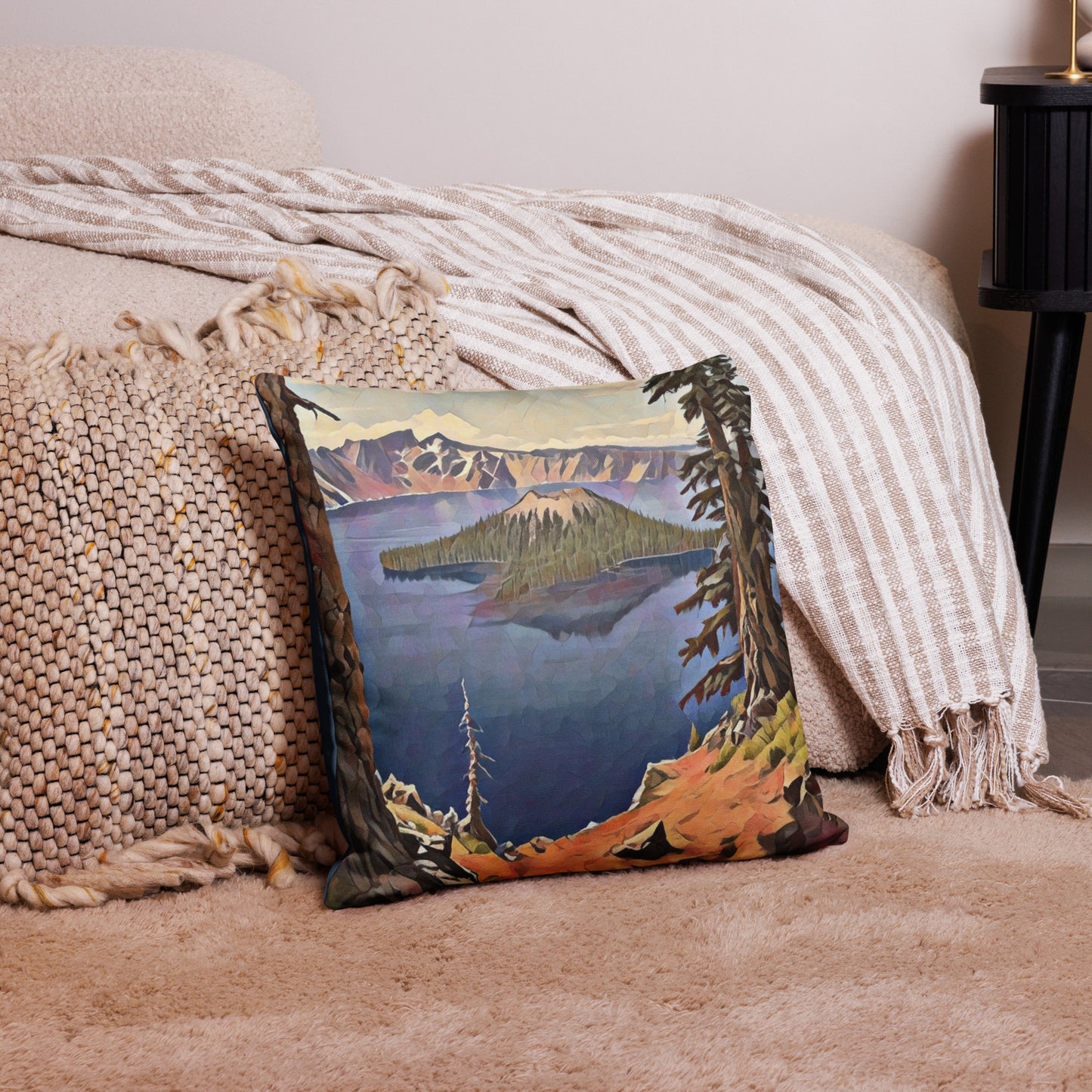 Crater Lake - Premium Pillow