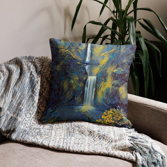 Multnomah Falls - Premium Pillow