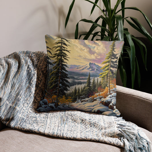 Winter Trail - Premium Pillow