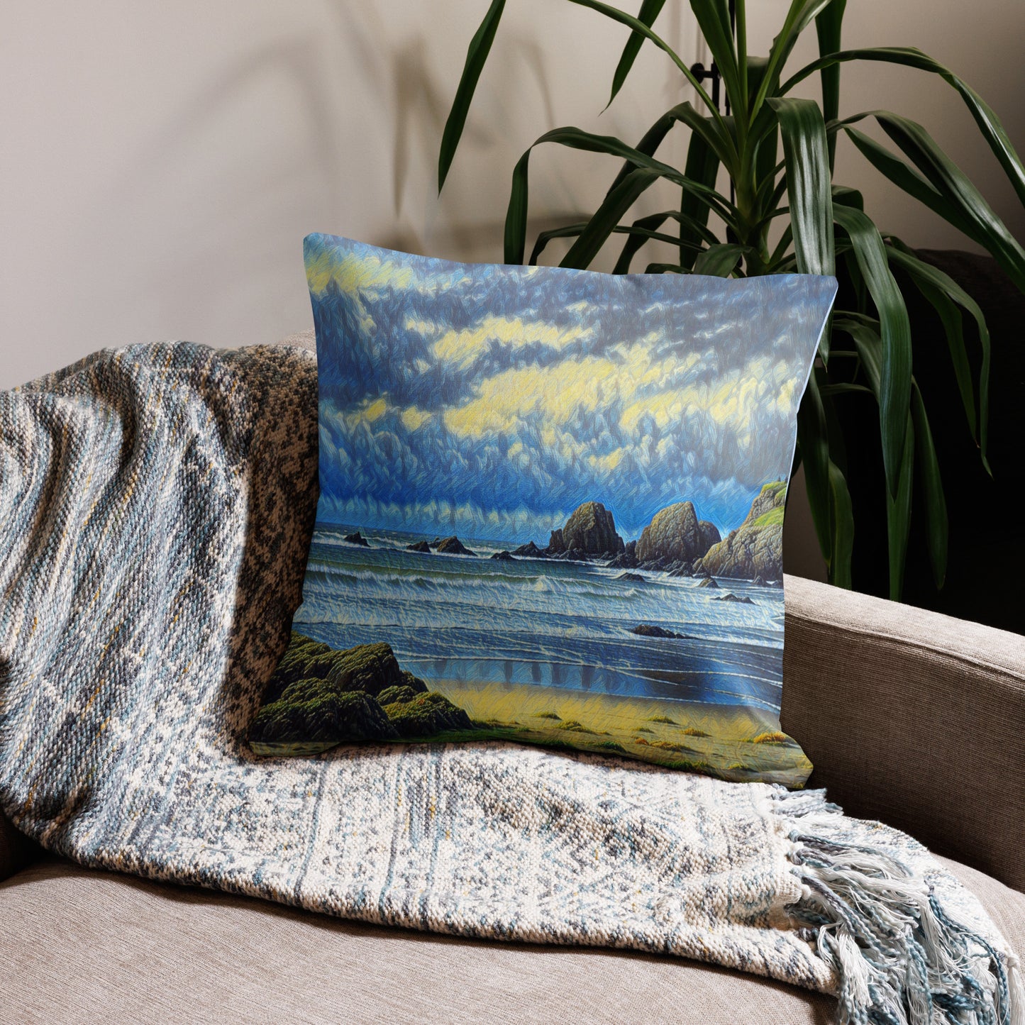 Oregon Coast - Premium Pillow