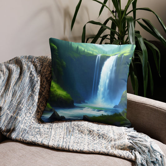 Oregon Waterfalls - Premium Pillow