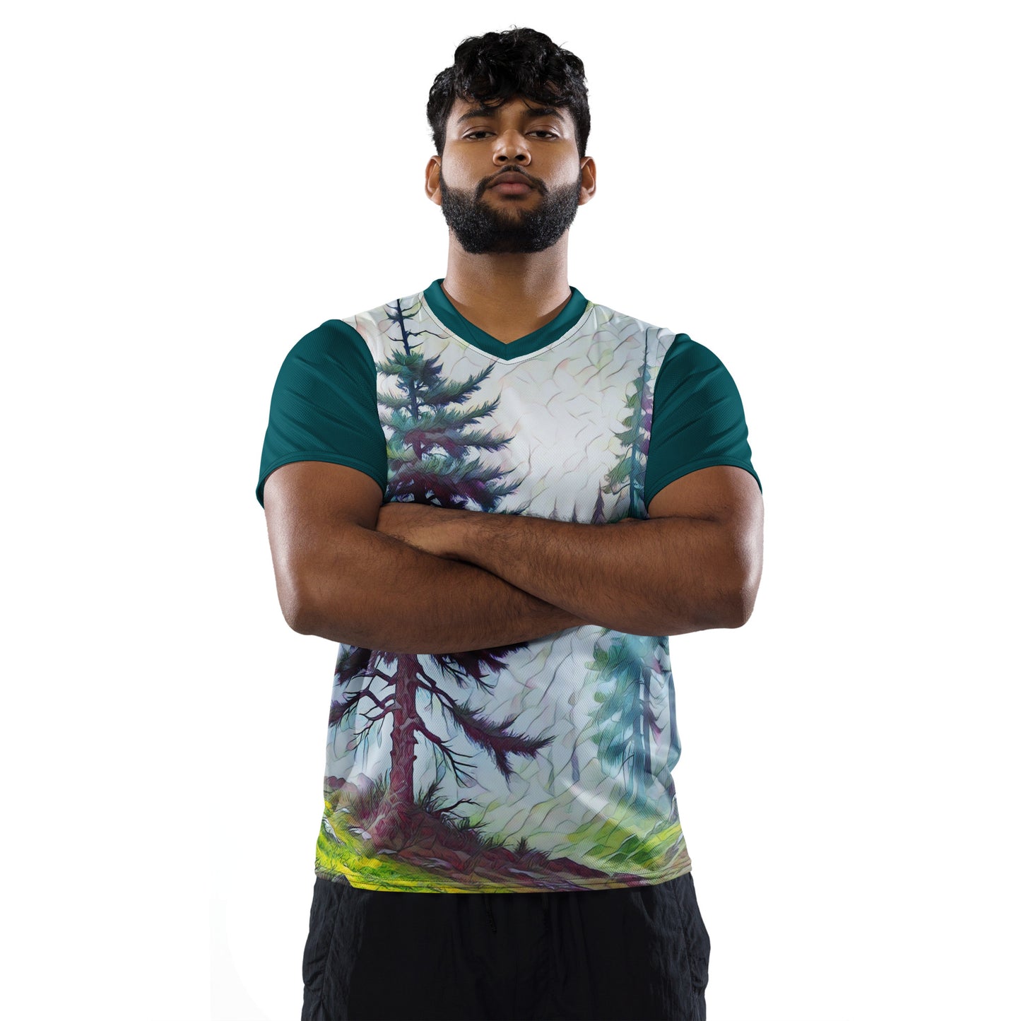 Into The Woods - Recycled unisex sports jersey