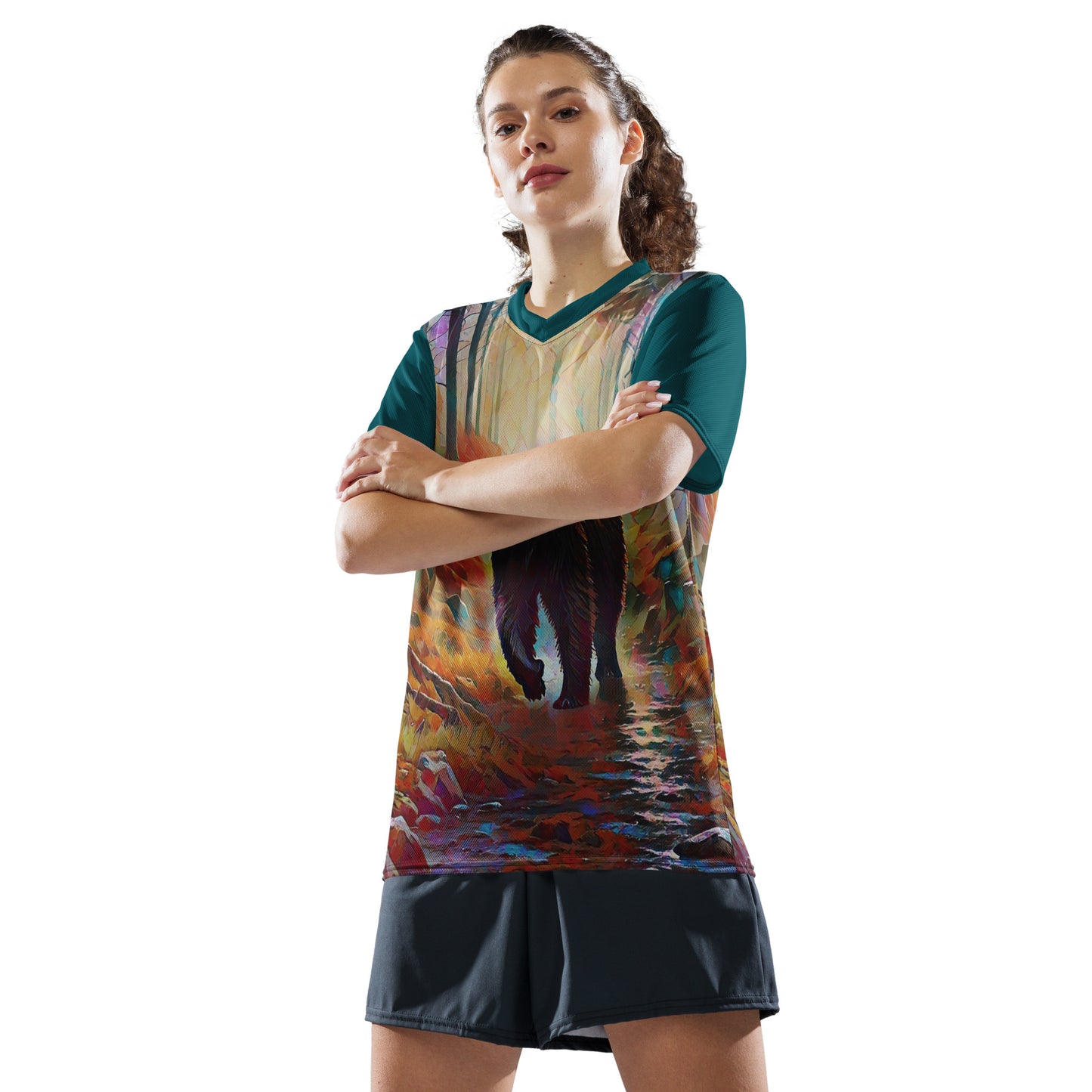 Oregon Wild - Recycled unisex sports jersey