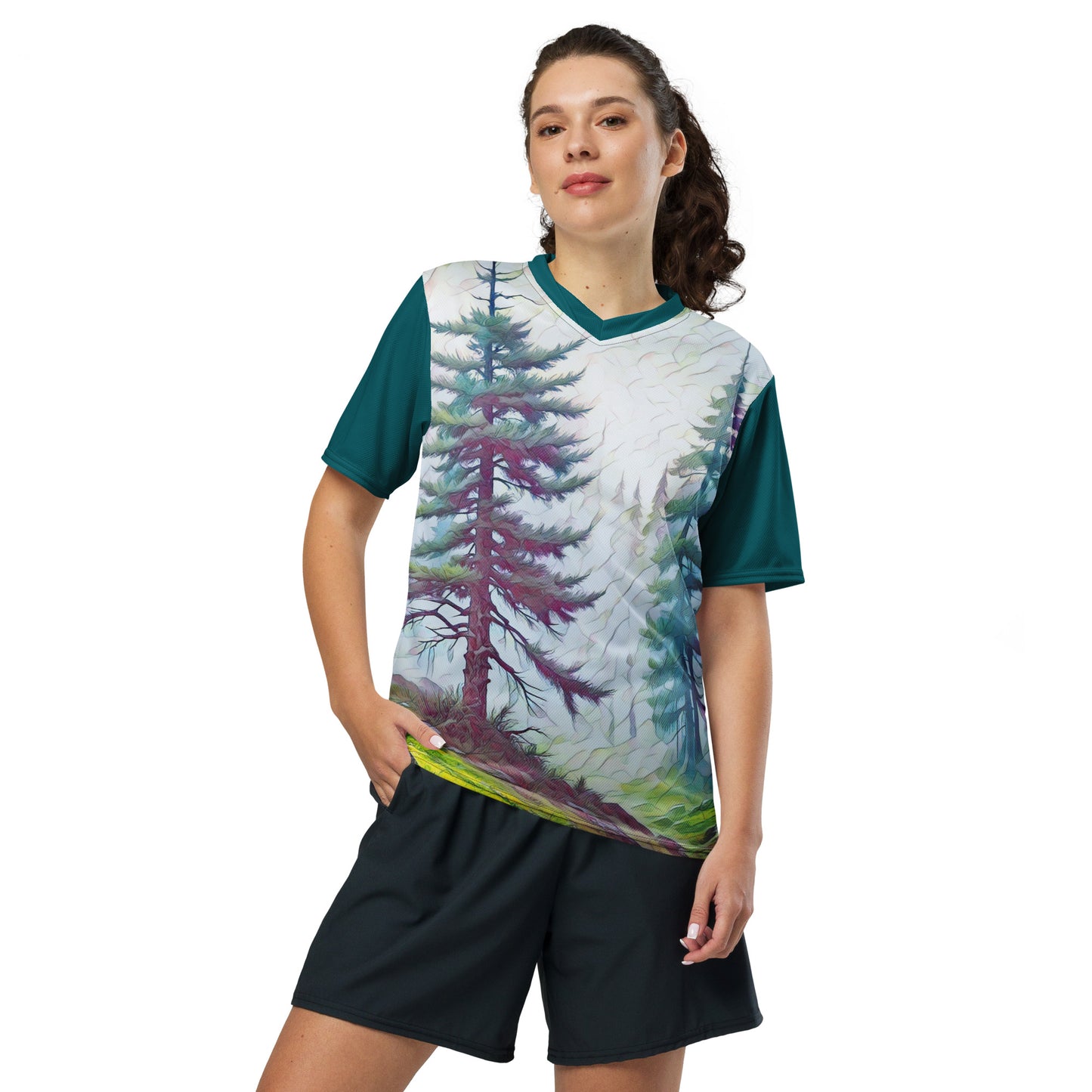 Into The Woods - Recycled unisex sports jersey