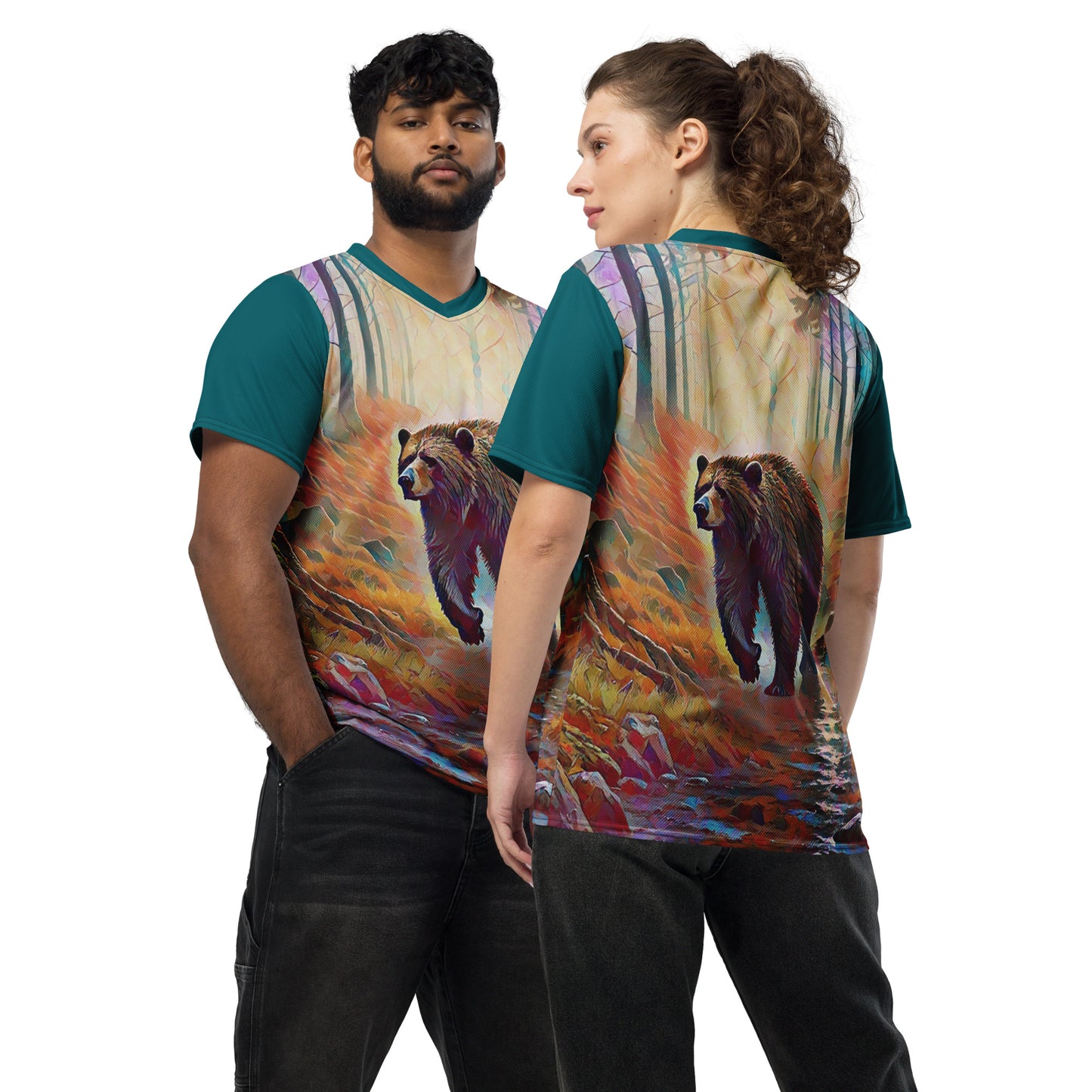 Oregon Wild - Recycled unisex sports jersey