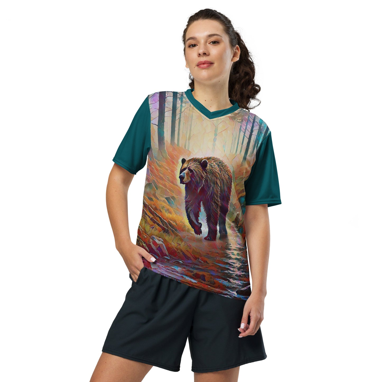 Oregon Wild - Recycled unisex sports jersey