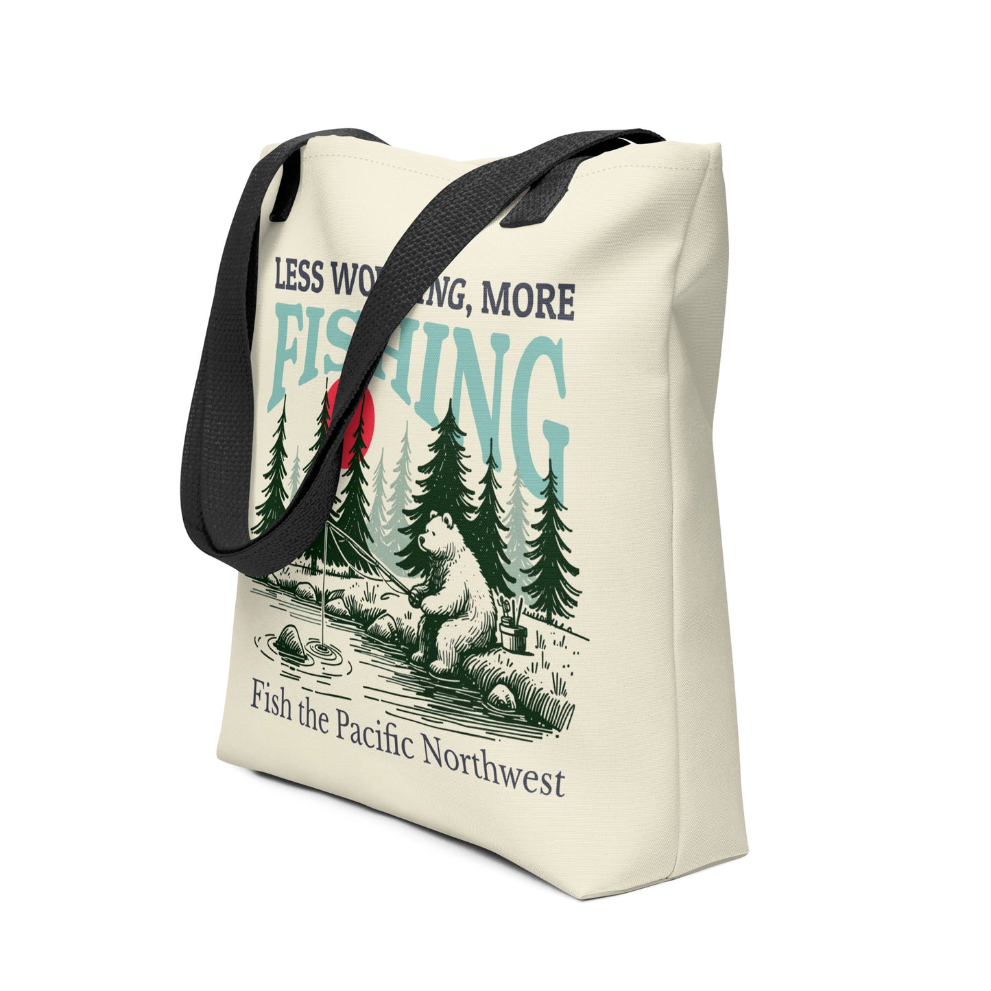 Less Working, More Fishing - Tote bag