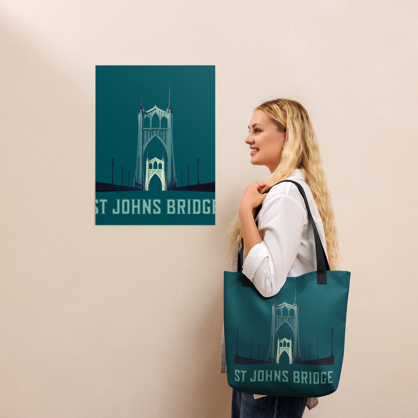 St Johns Bridge - Tote bag