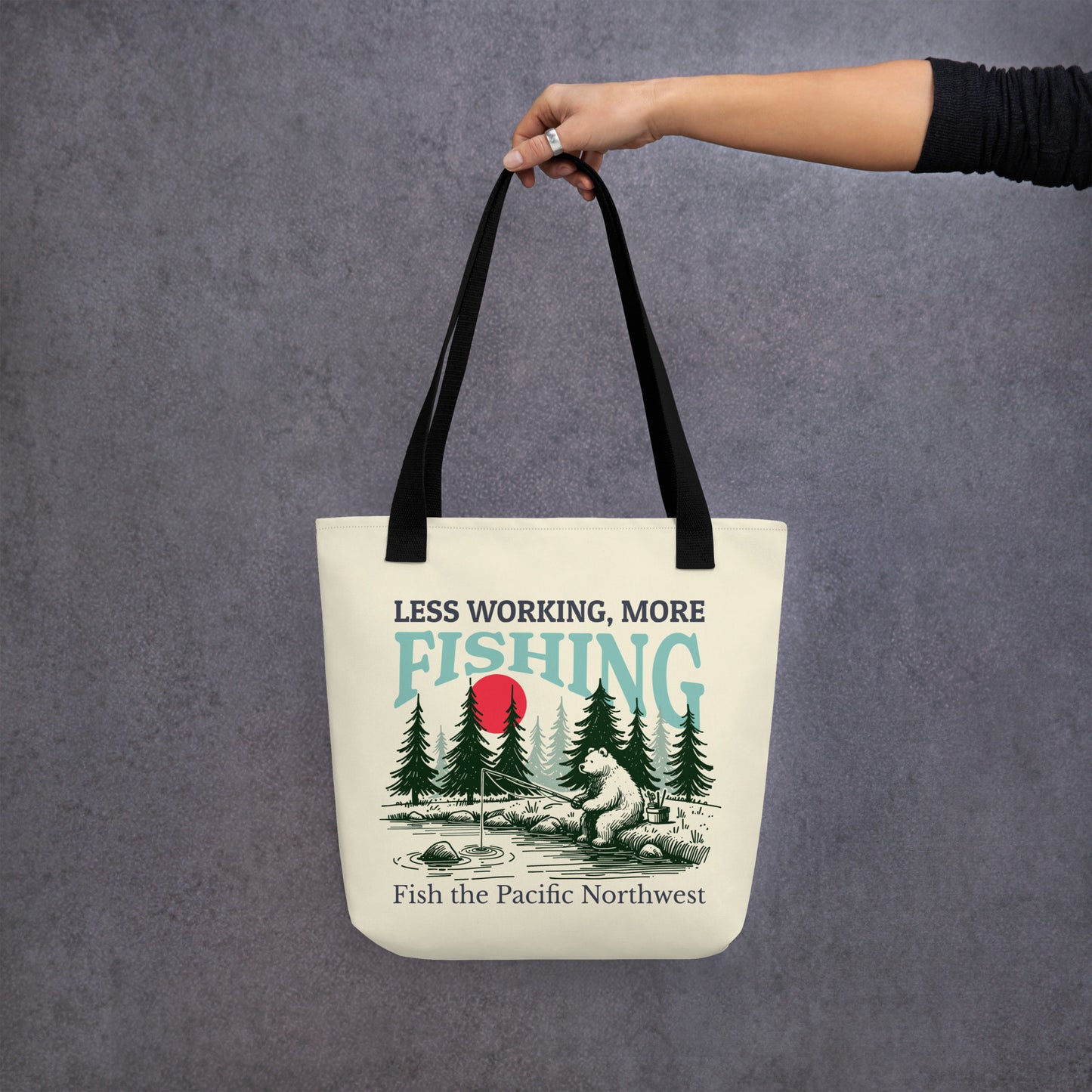 Less Working, More Fishing - Tote bag