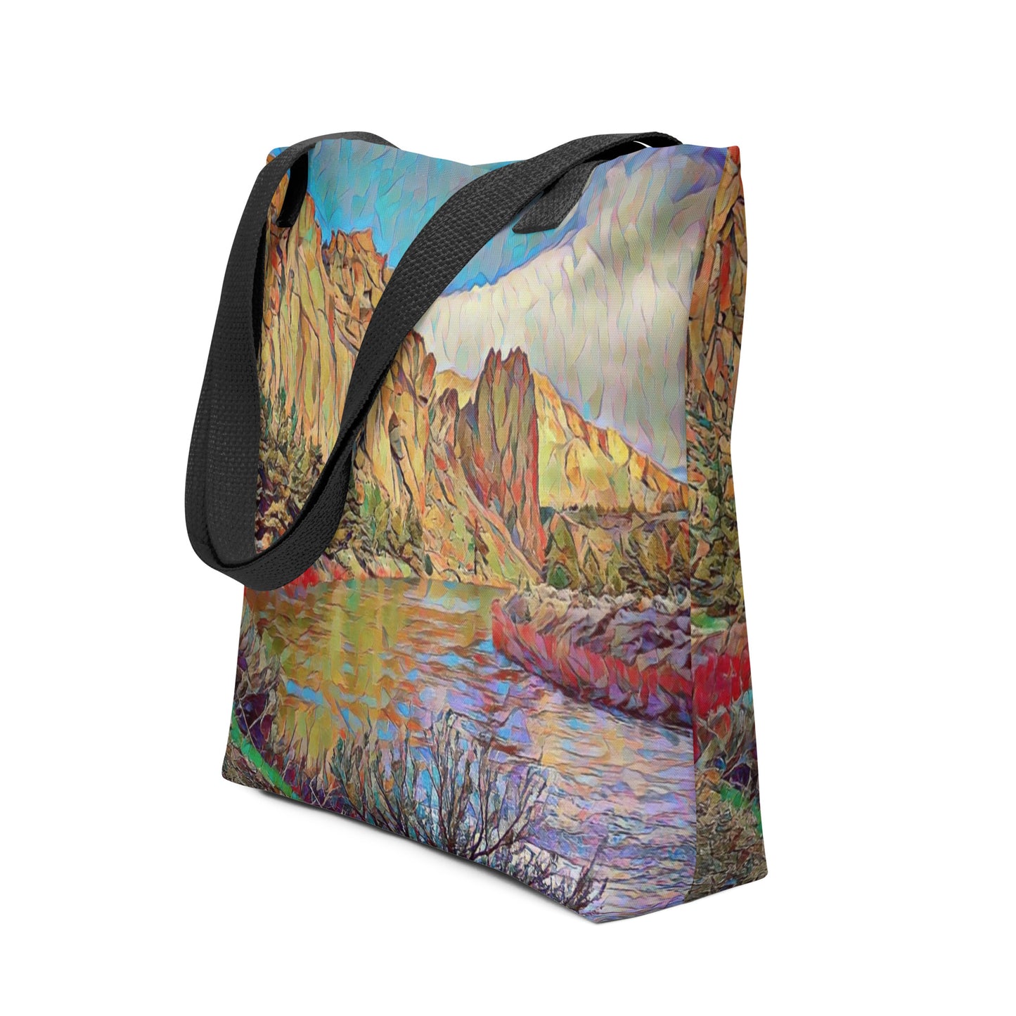 Smith Rock - Oregon - Digital Art - Tote bag