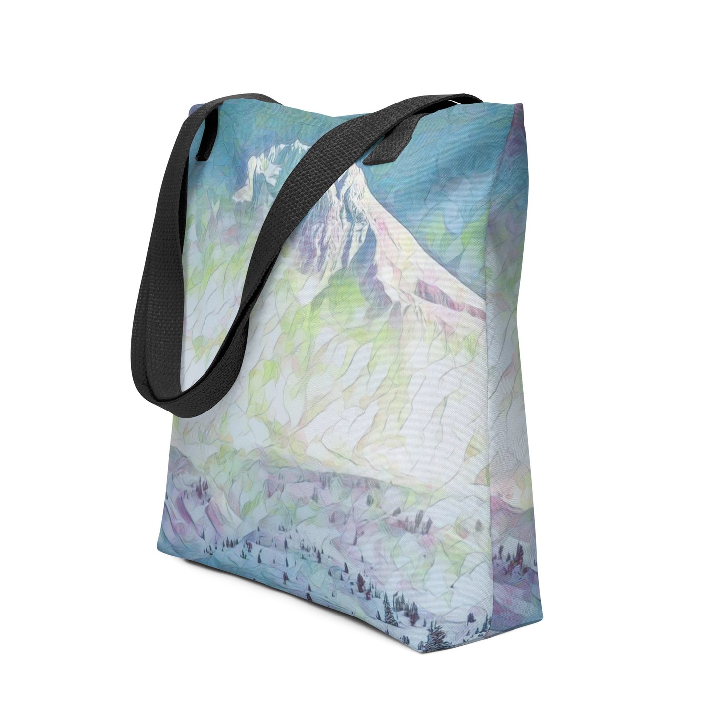 Mount Hood - Digital Art - Tote bag