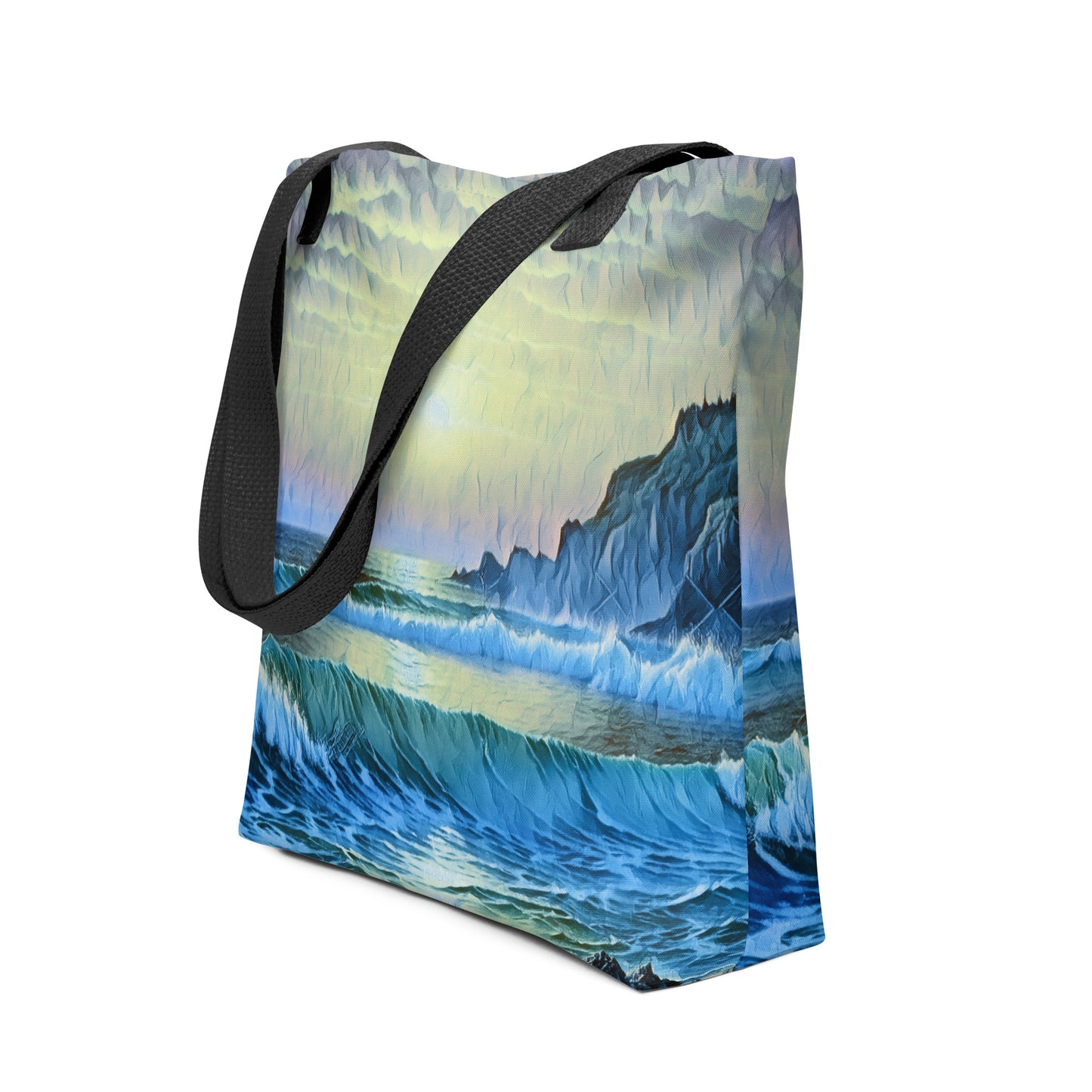 Oregon Coast Sunset/2 - Digital Art - Tote bag