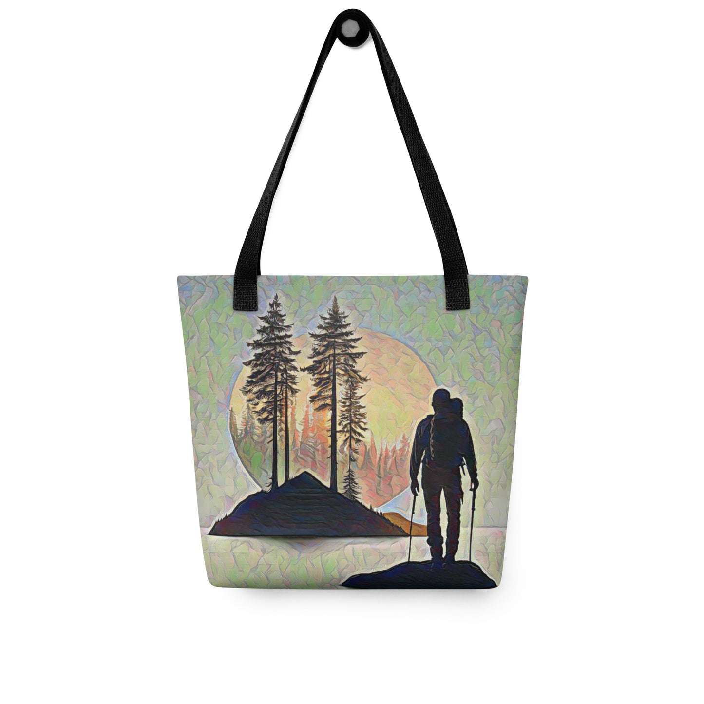 Oregon Hiker at Sunset - Tote bag