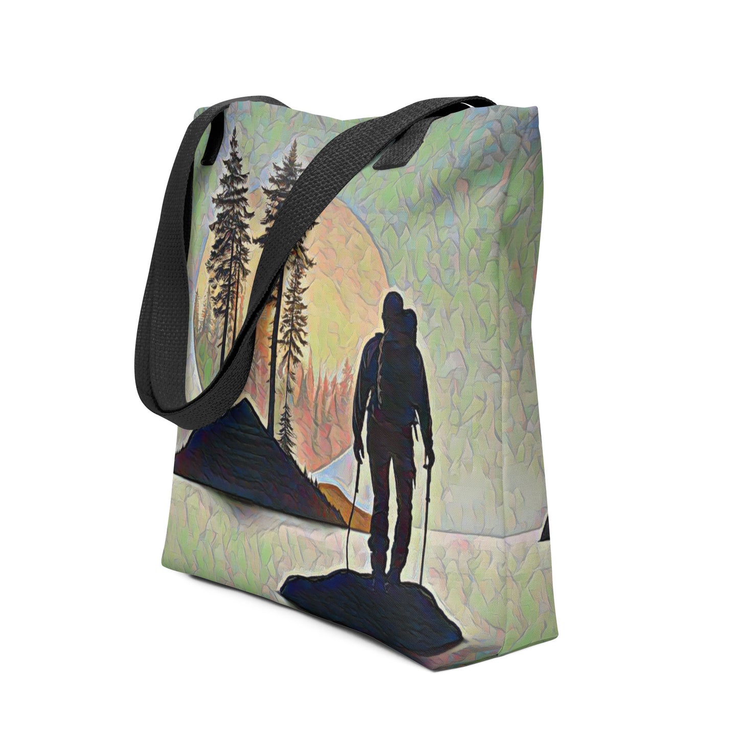 Oregon Hiker at Sunset - Tote bag