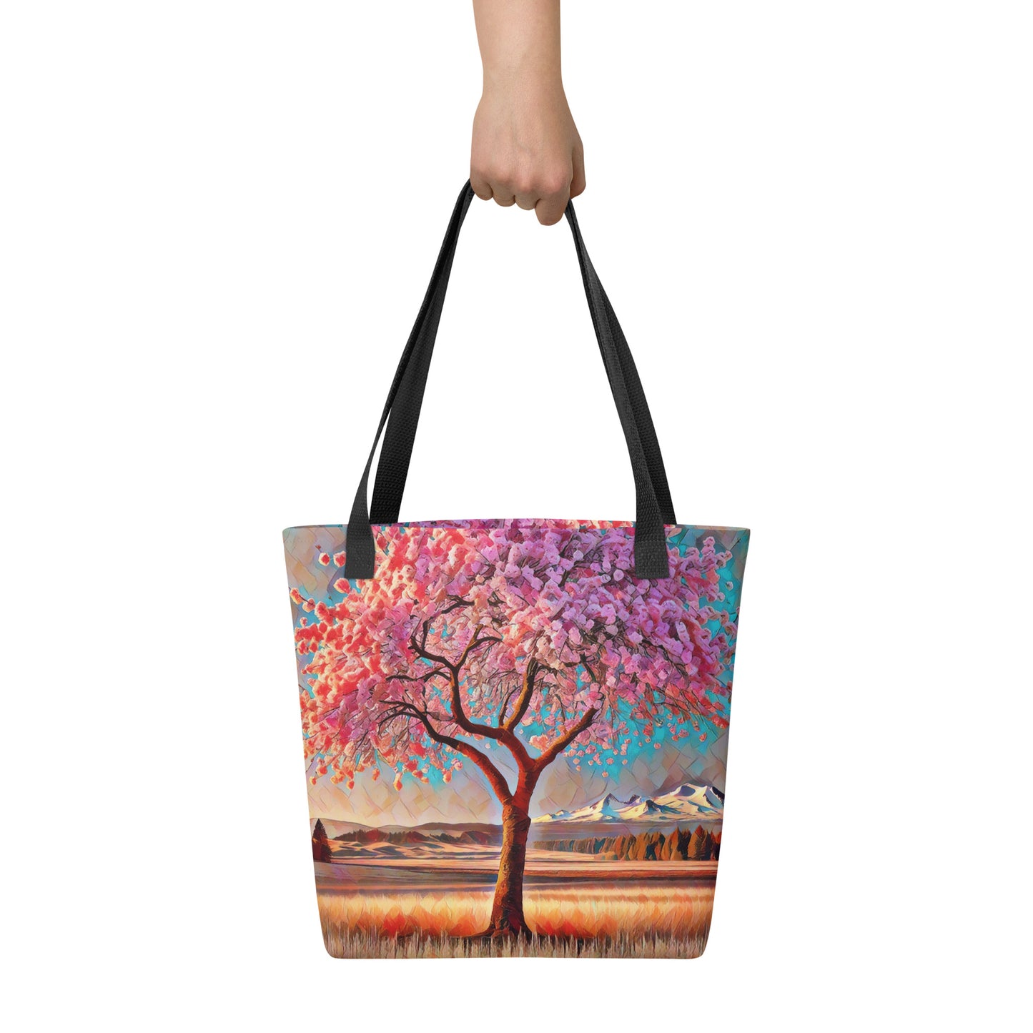 Oregon Cherry Blossoms - Tote bag