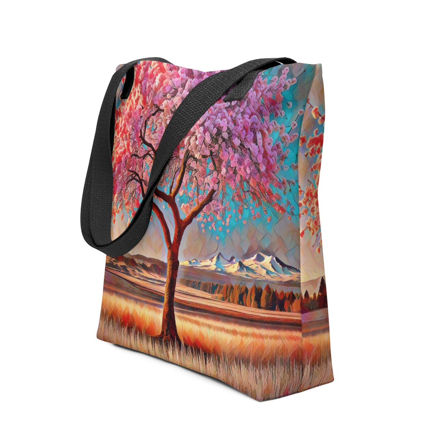 Oregon Cherry Blossoms - Tote bag