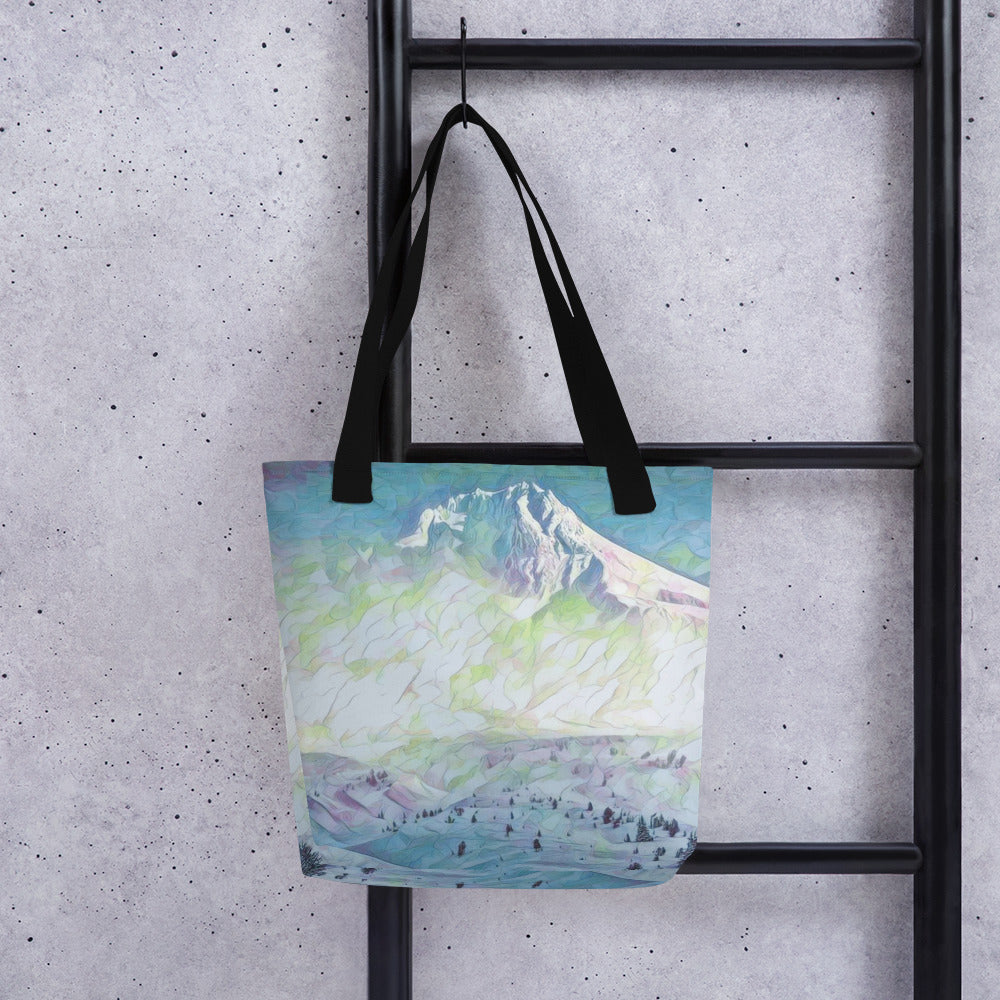 Mount Hood - Digital Art - Tote bag