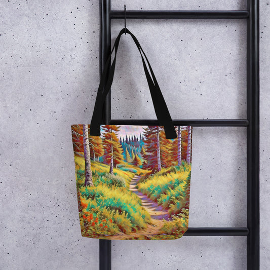 Autumn in Oregon - Digital Art - Tote bag