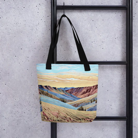 Painted Hills - Digital Art - Tote bag