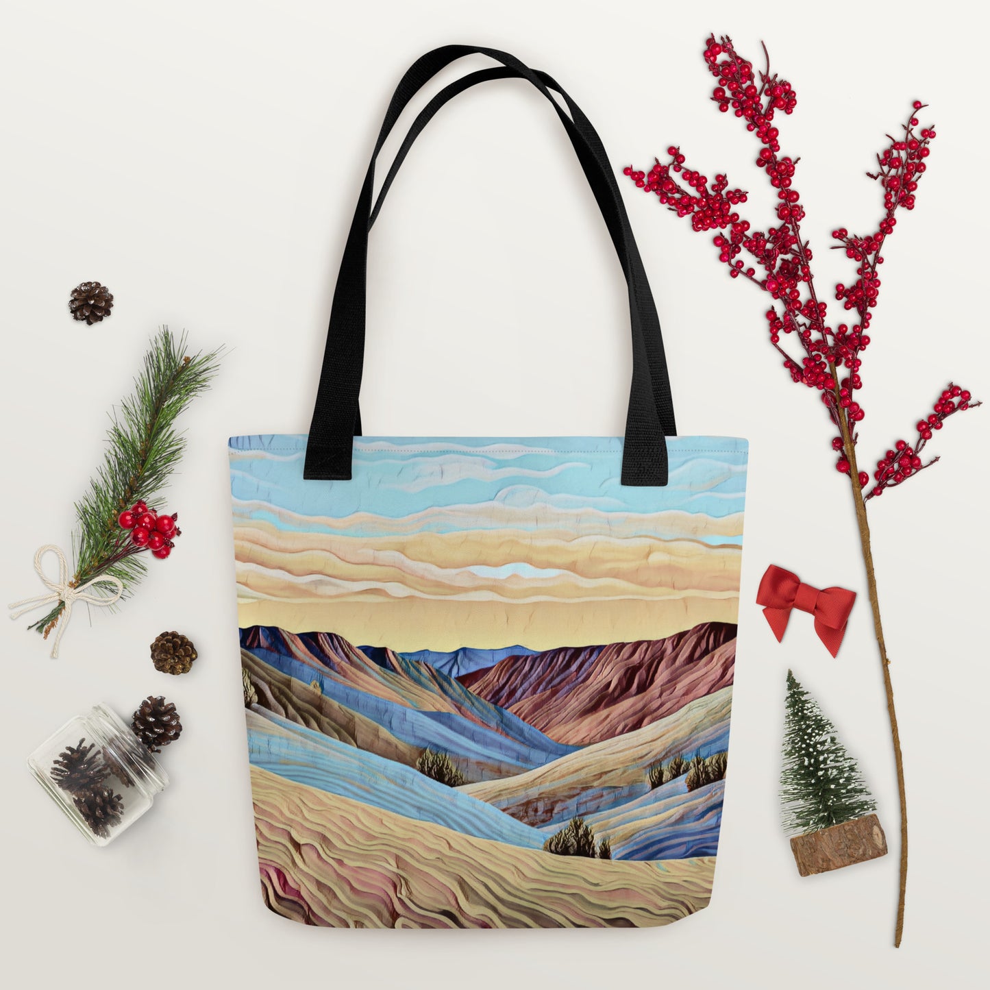 Painted Hills - Digital Art - Tote bag