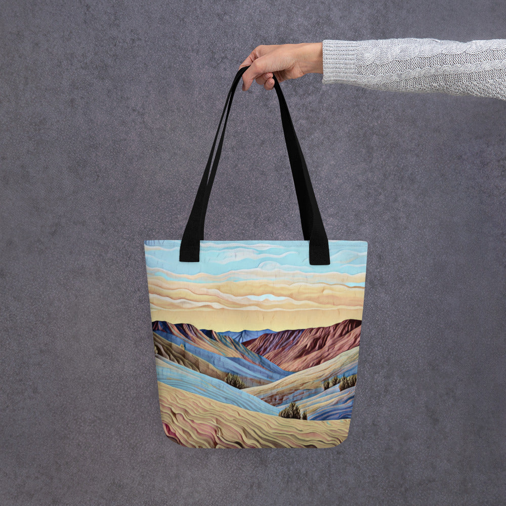 Painted Hills - Digital Art - Tote bag