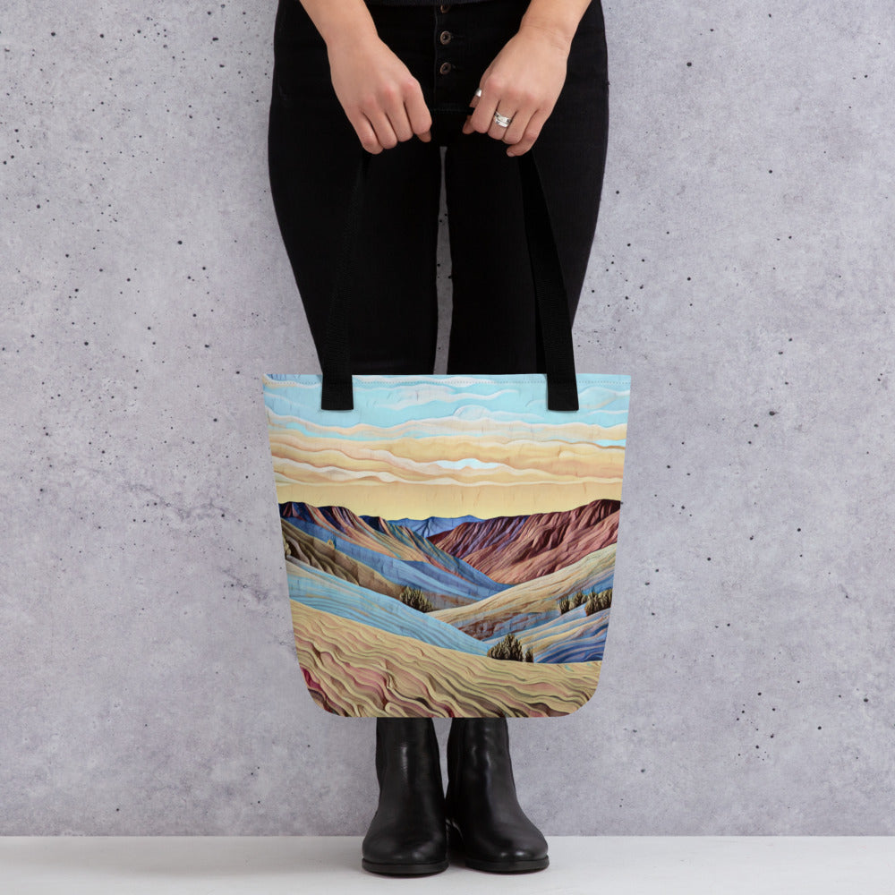 Painted Hills - Digital Art - Tote bag