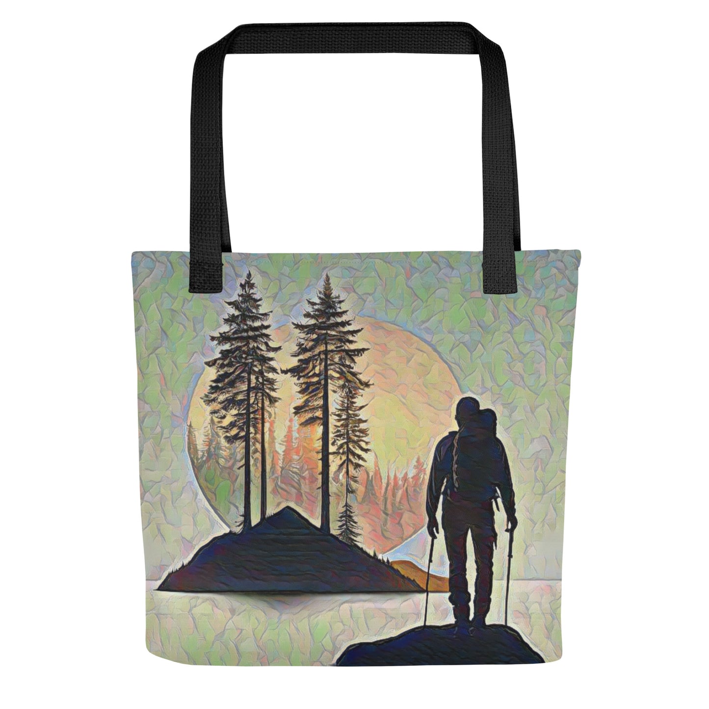 Oregon Hiker at Sunset - Tote bag