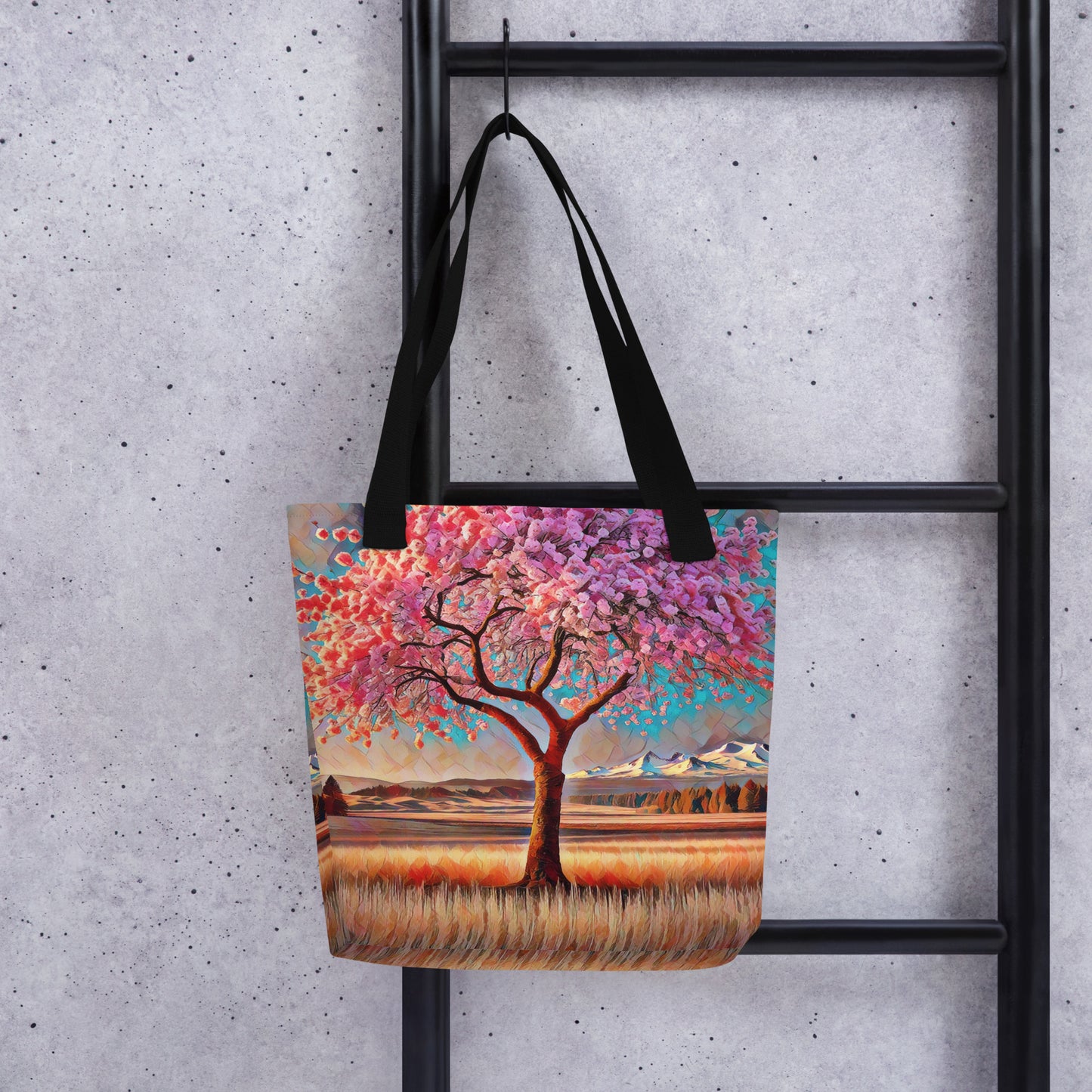 Oregon Cherry Blossoms - Tote bag